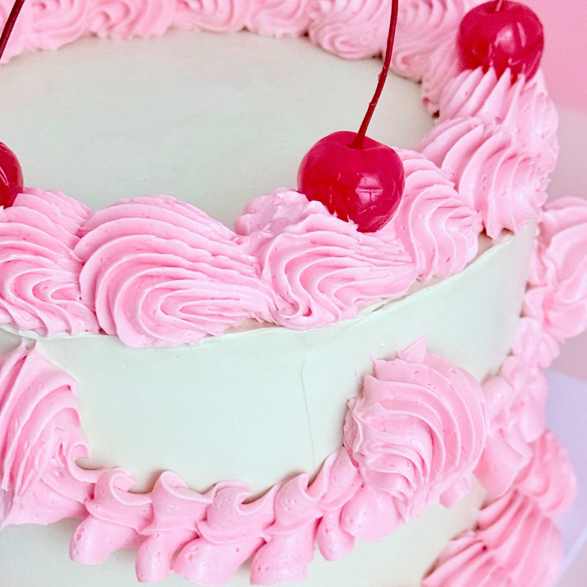Mint Green Cherry Cake - Cake Choice