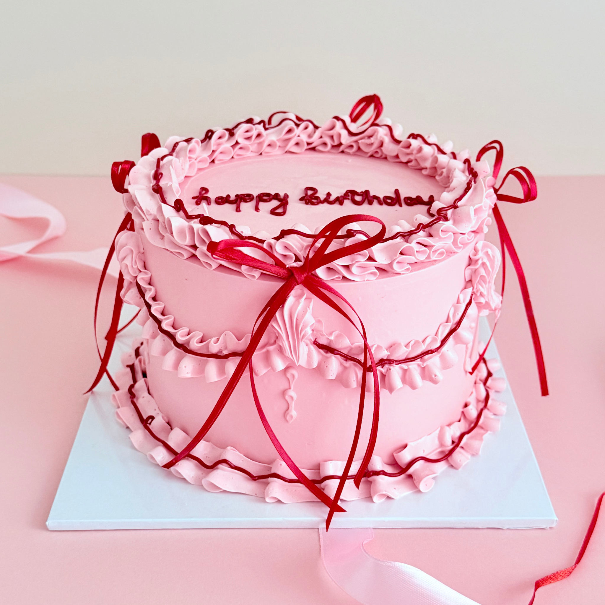 Romance Bow Cake - Cake Choice
