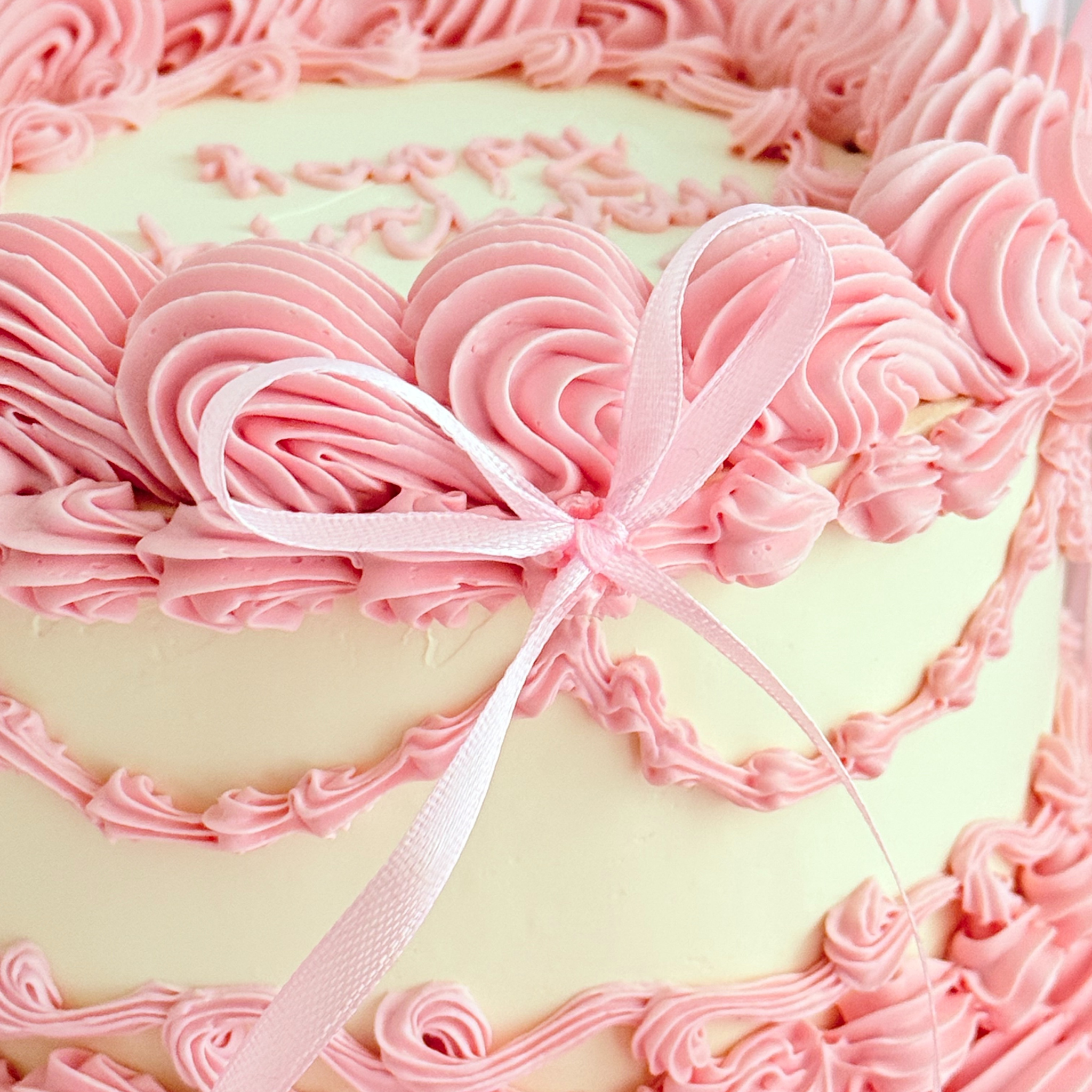 Pretty Pink Bow Cake - Cake Choice