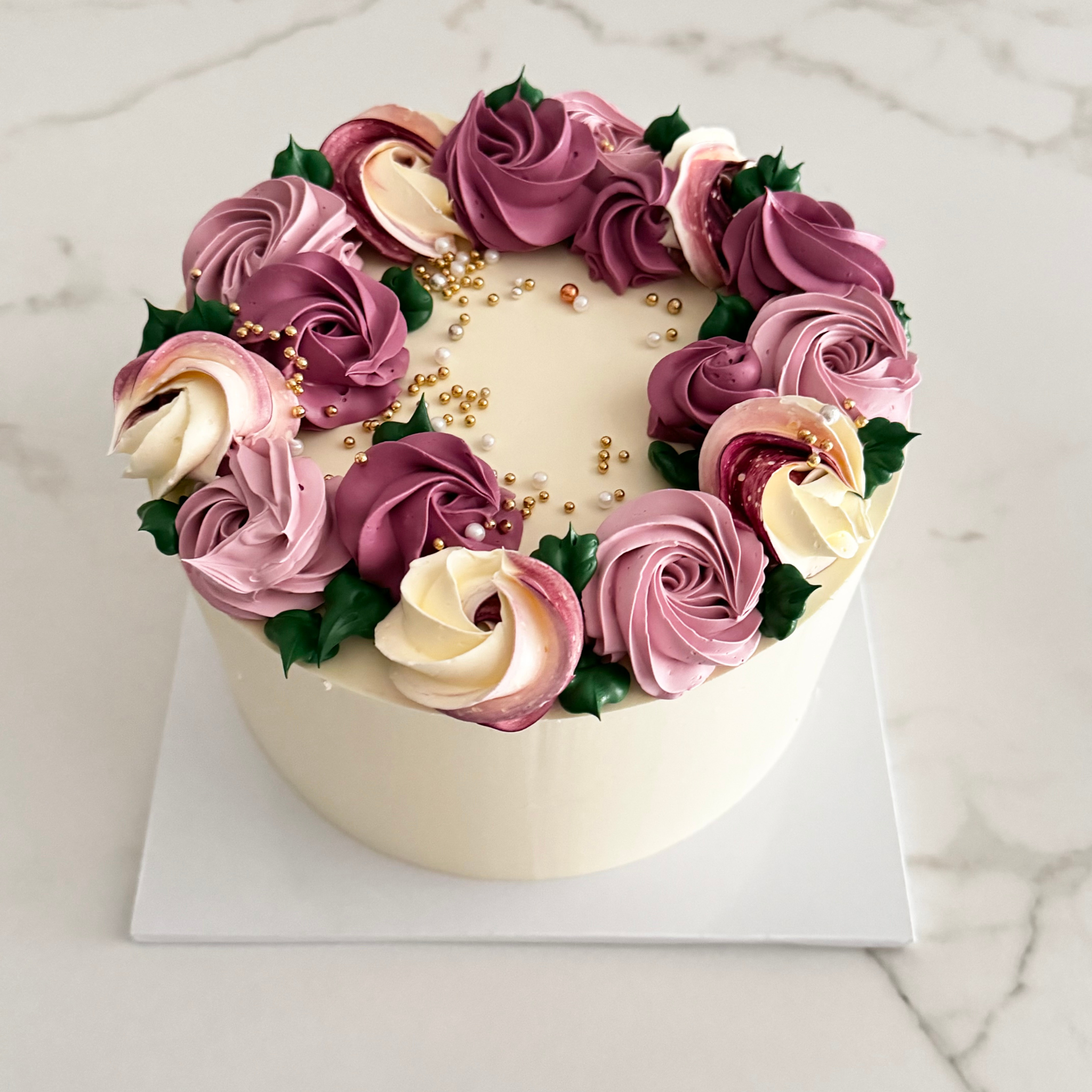 Purple Rose Cake - Cake Choice