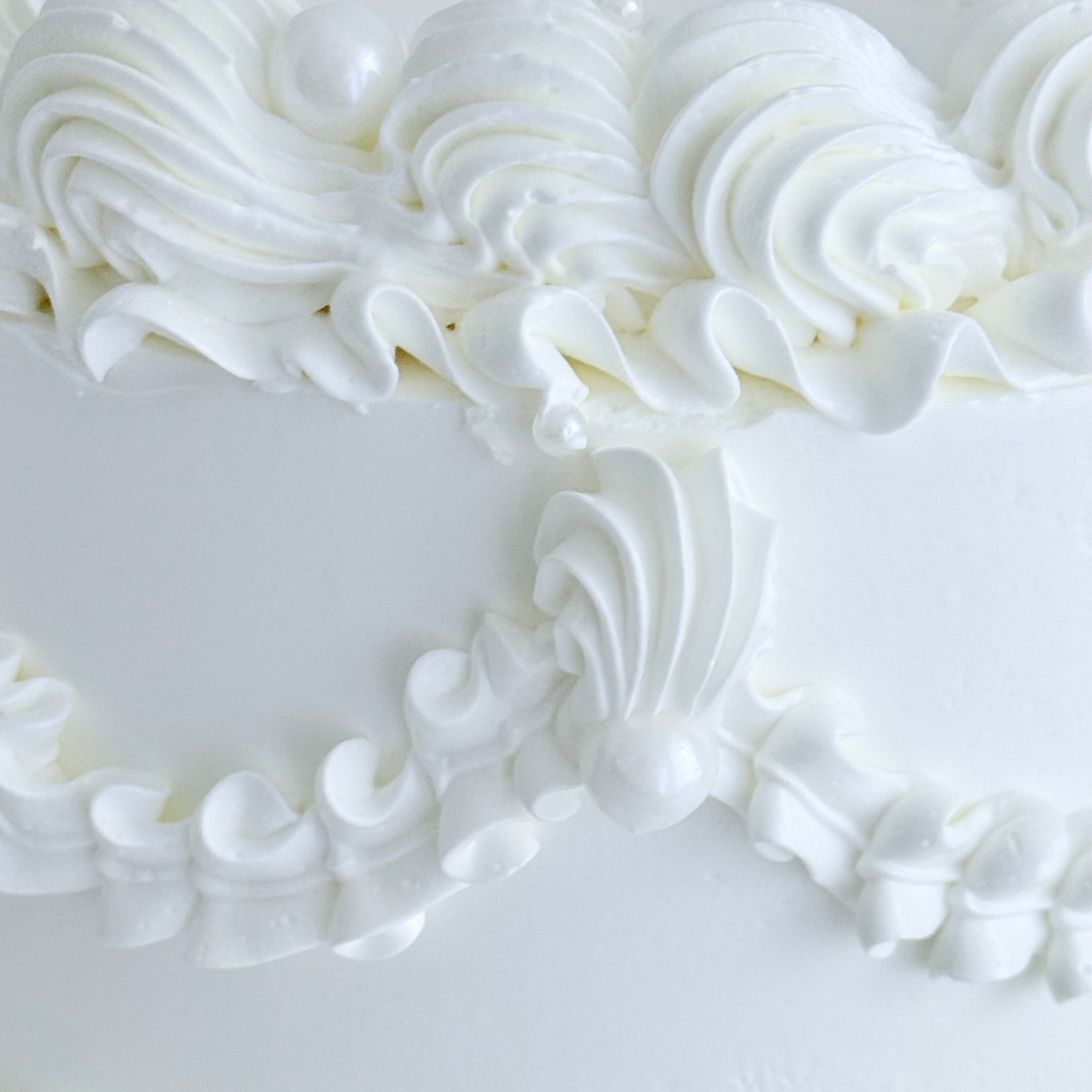 White Lambeth Three Tier Cake - Cake Choice