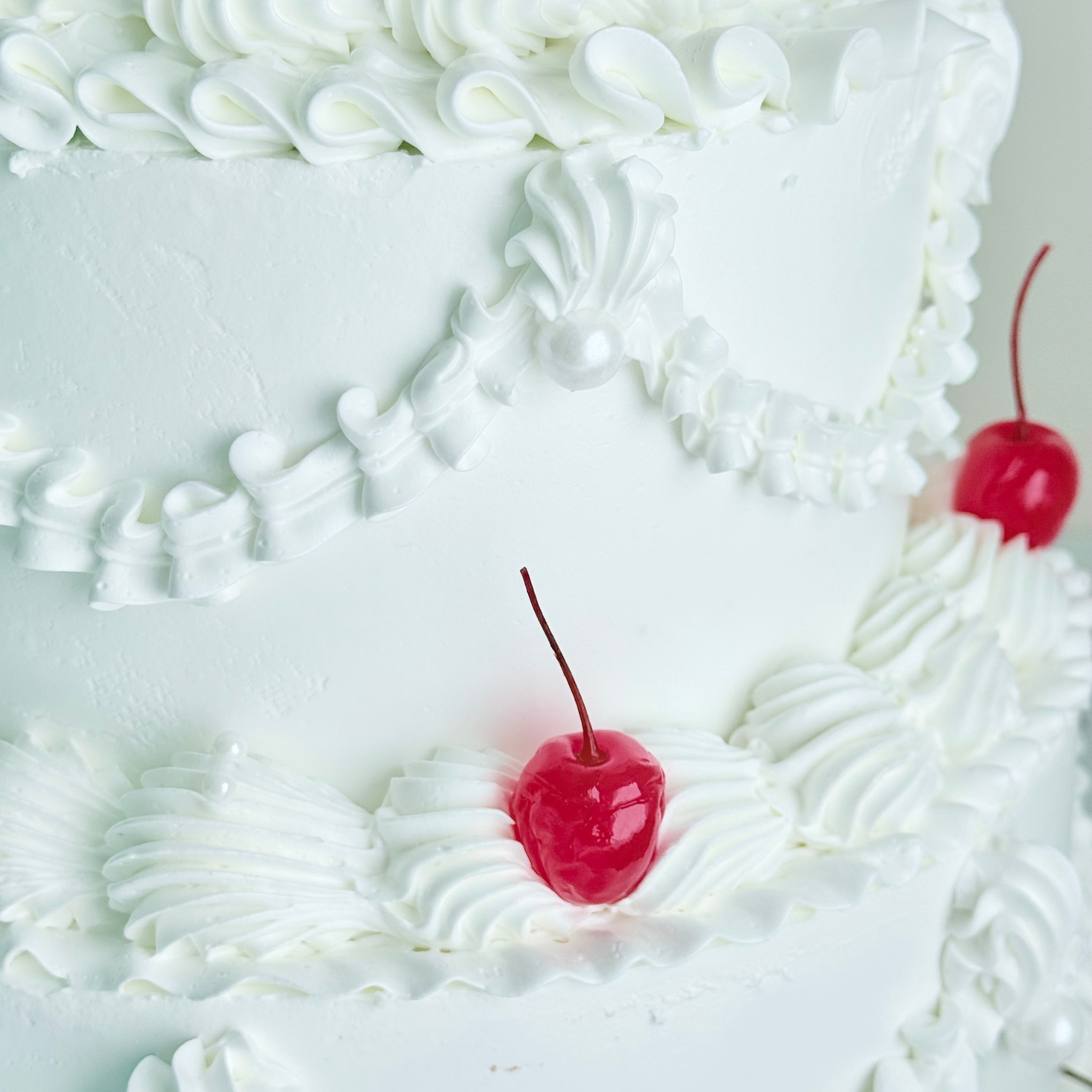 Vintage Two Tier Wedding Cake - Cake Choice