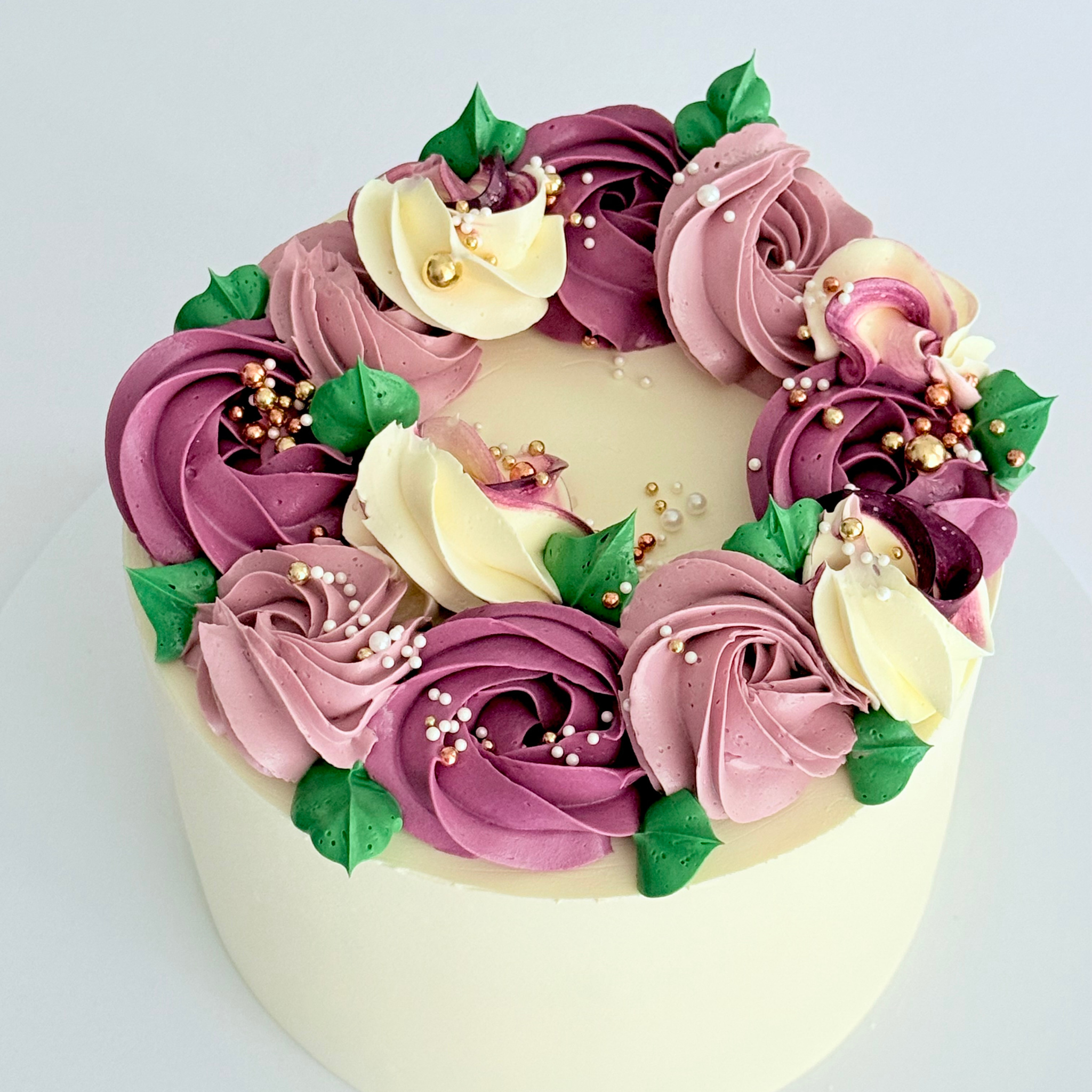 Purple Rose Cake - - Cake Choice