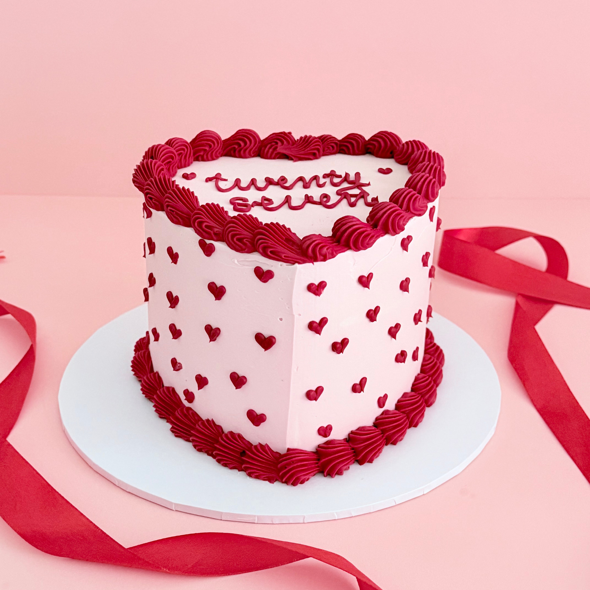Red Heart Cake - - Cake Choice
