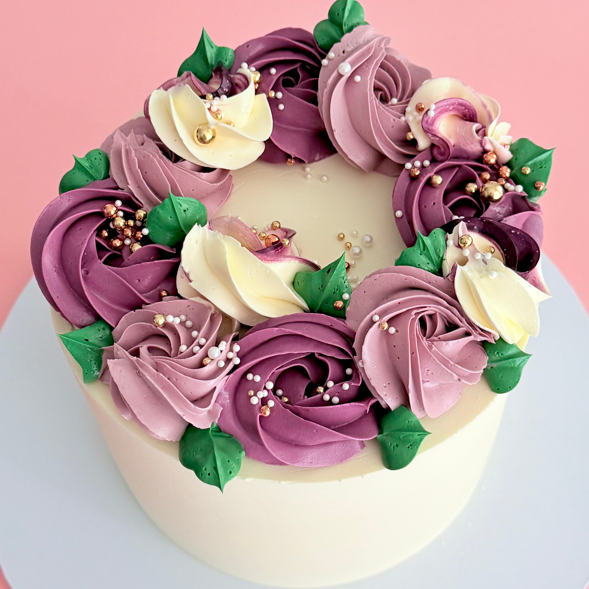 Purple Rose Cake - - Cake Choice