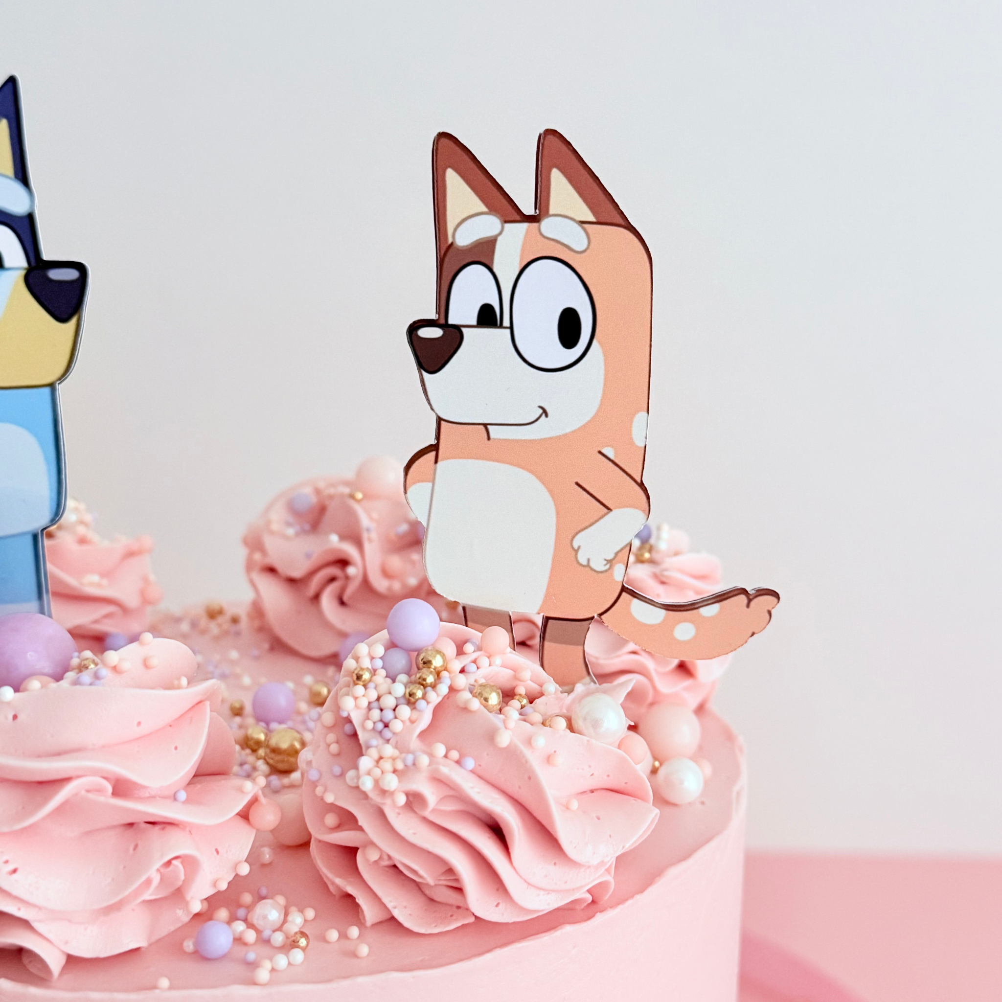Bluey Pink Tall Cake - - Cake Choice