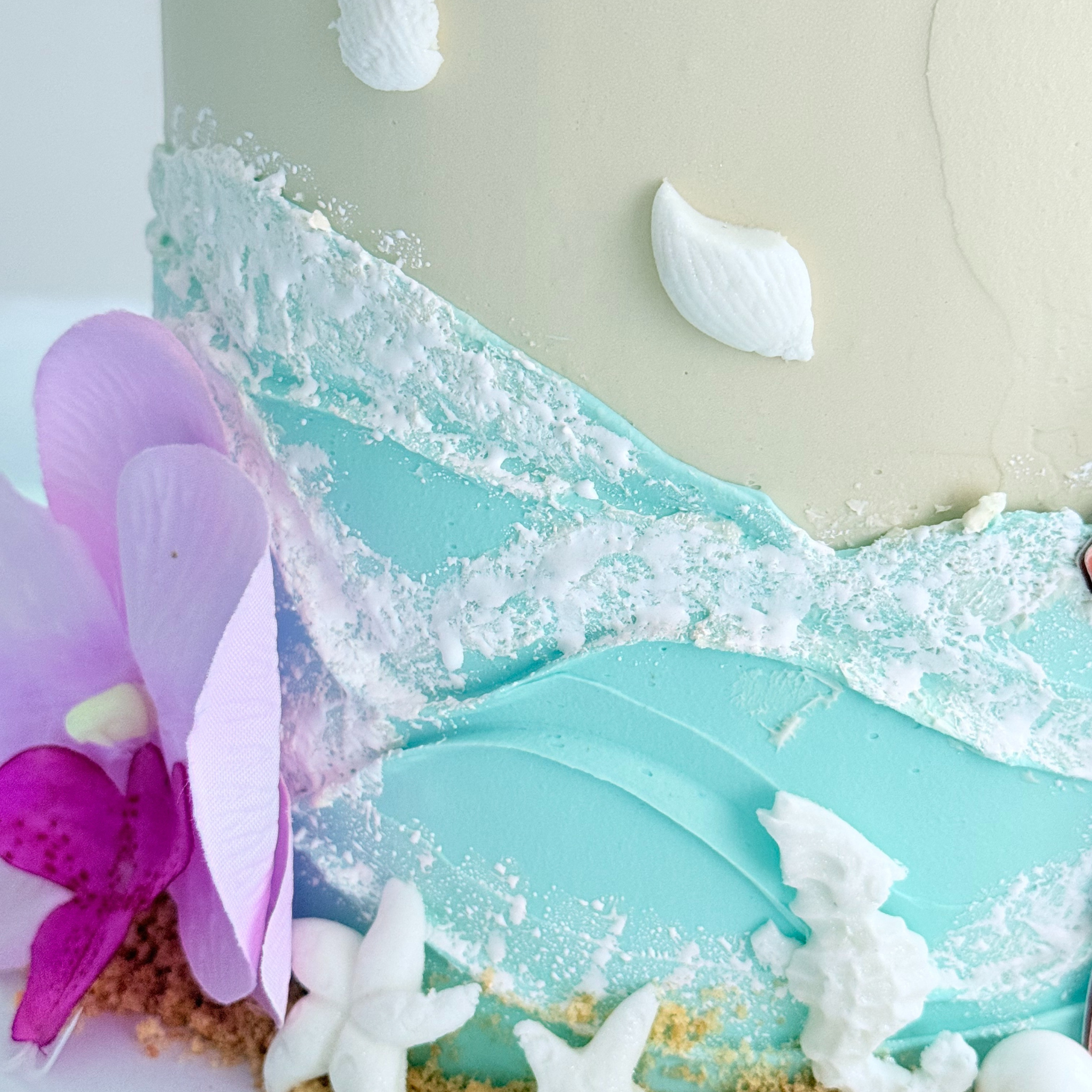 Moana Themed Tall Cake