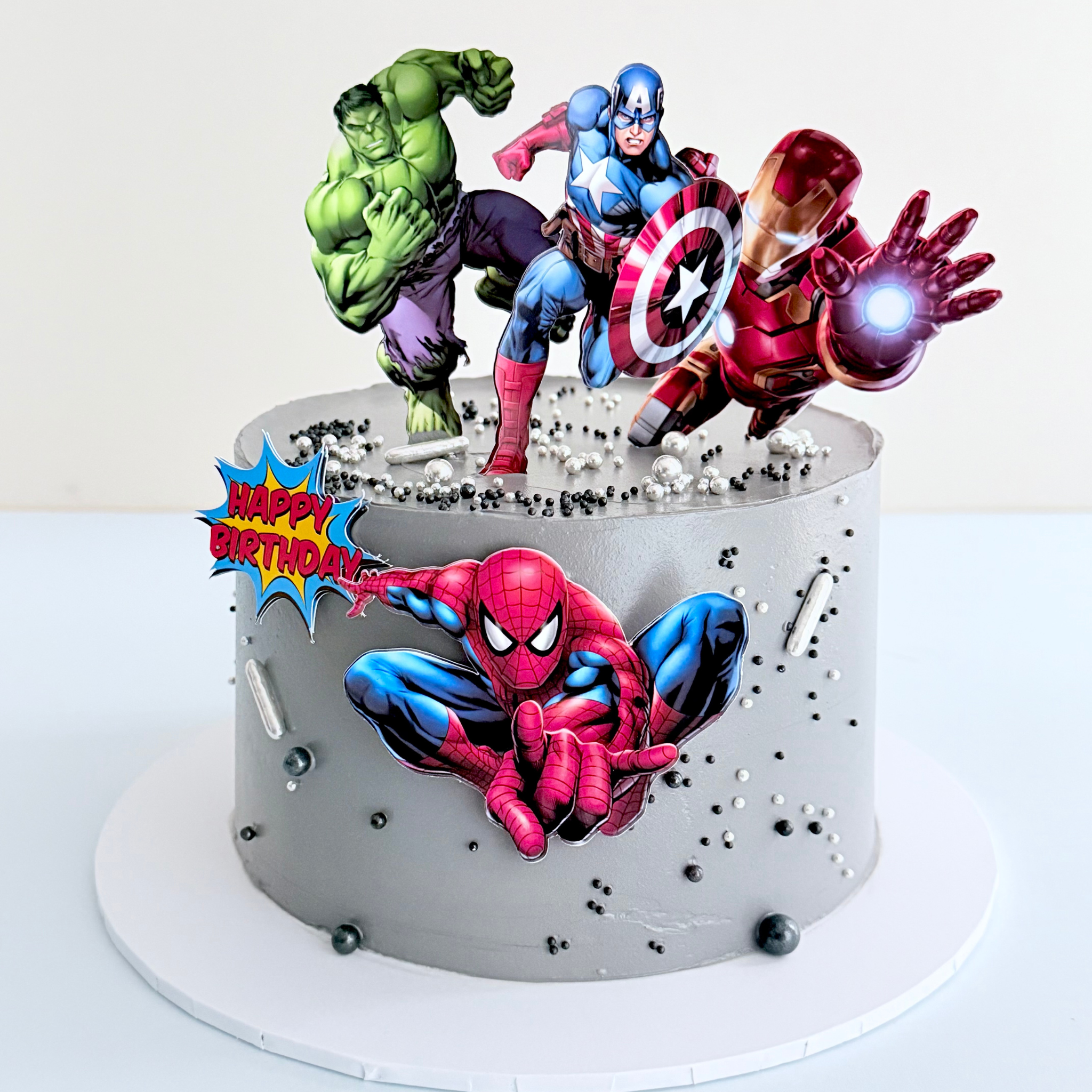 Superhero Themed Cake