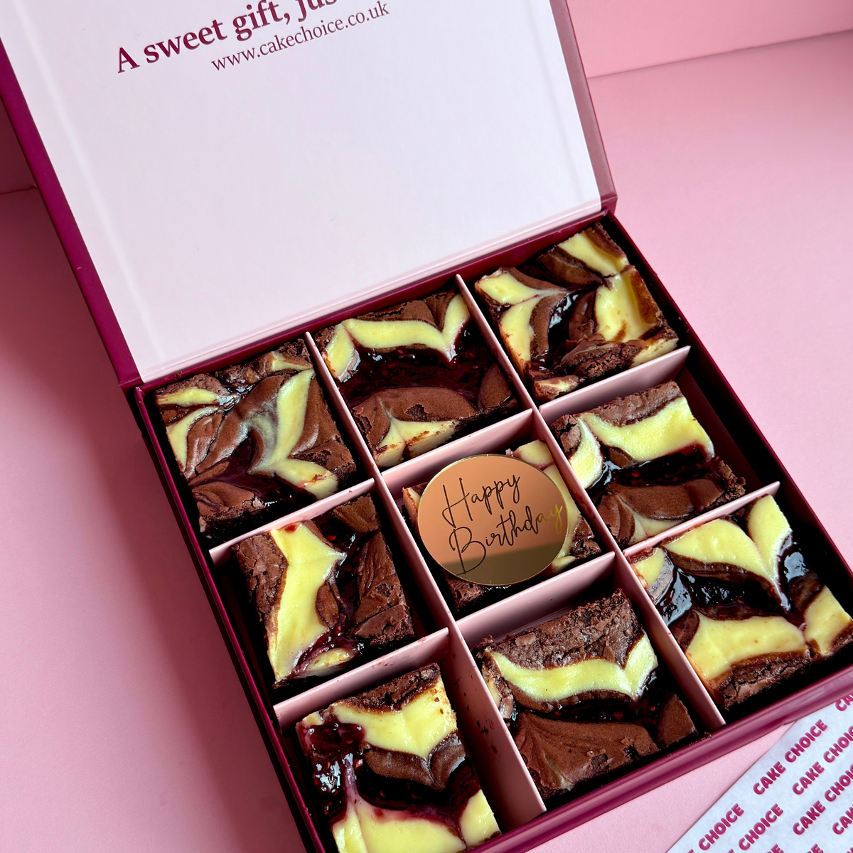 Brownie Lovers Box - - Cake Choice