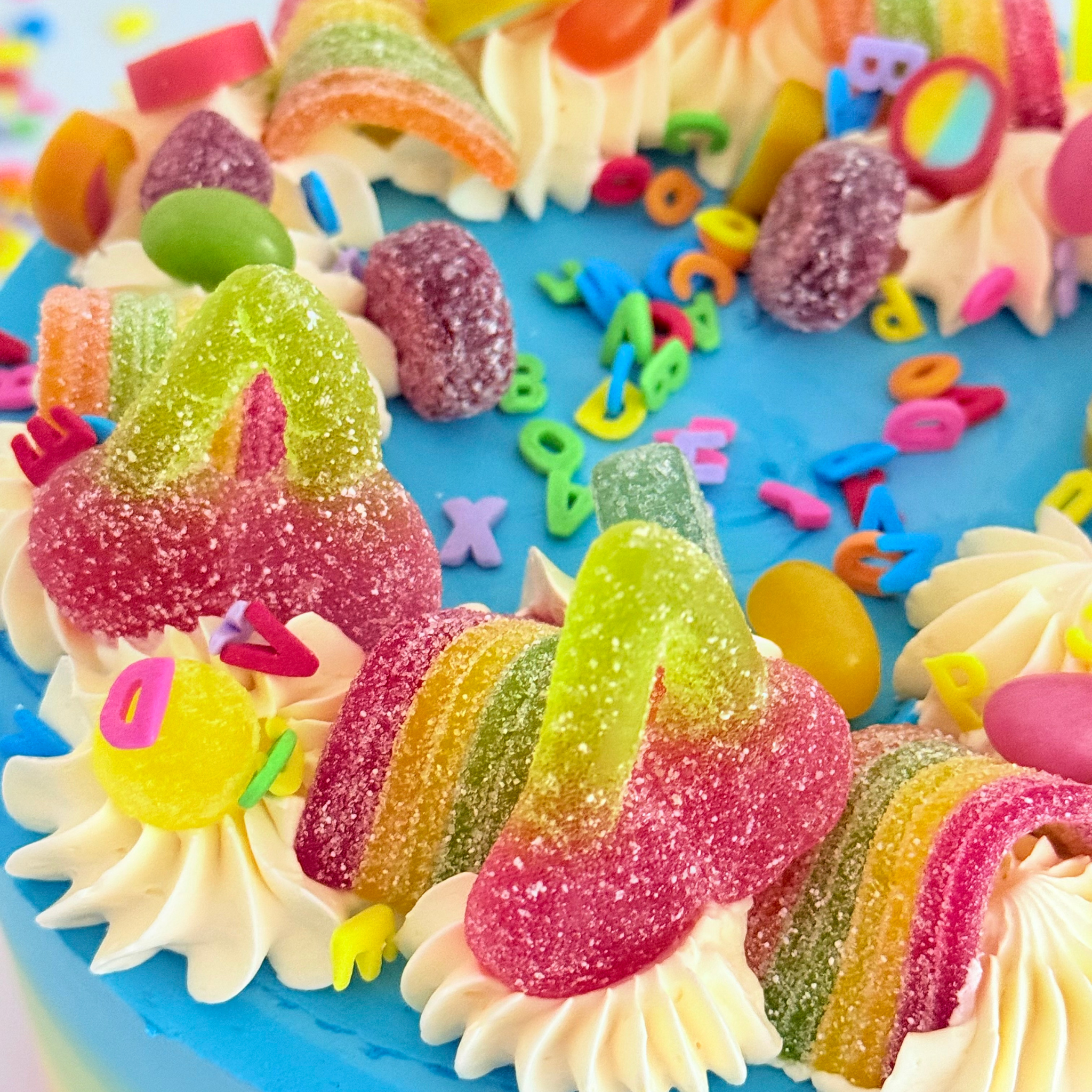 Rainbow Candy Cake