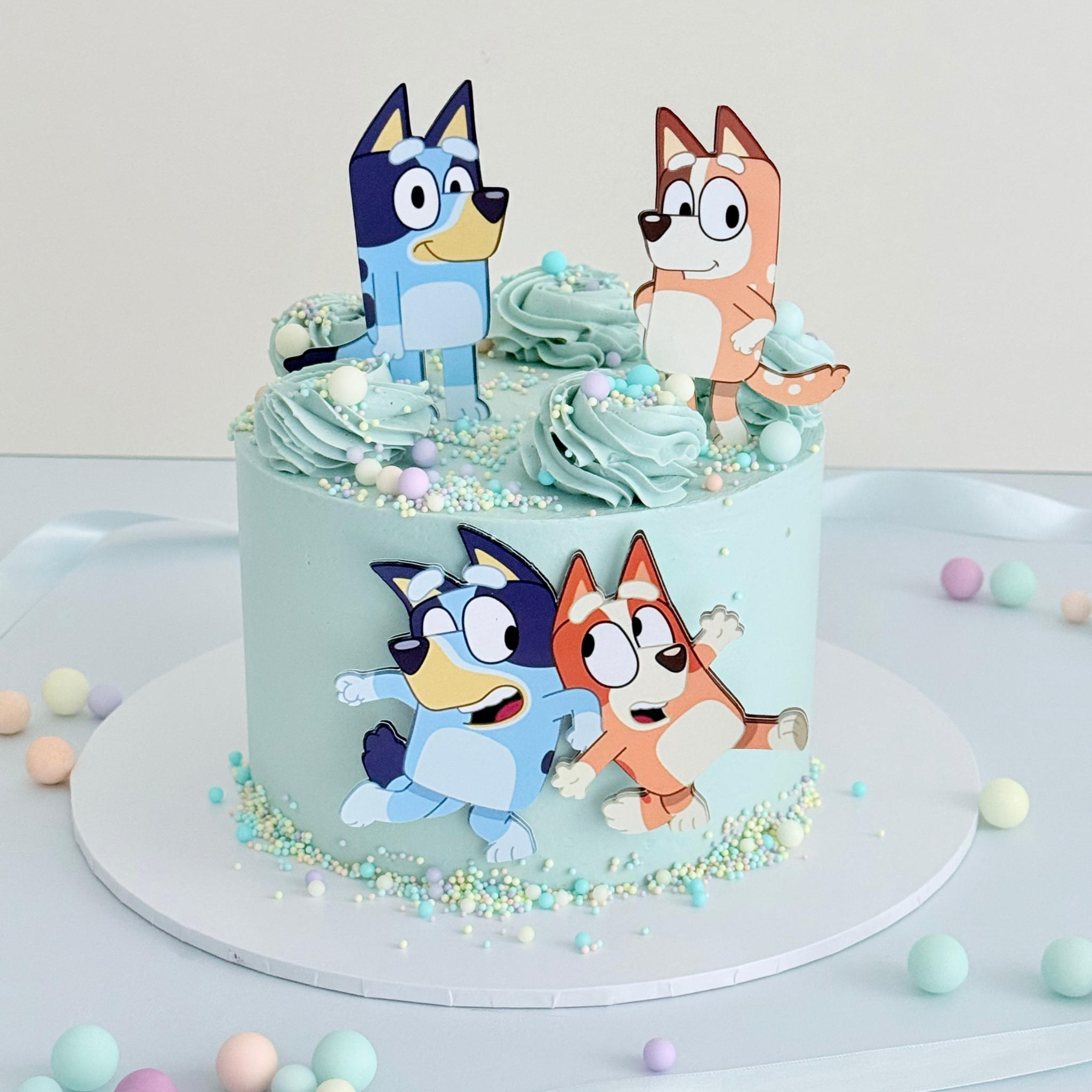 Bluey Themed Cake - - Cake Choice