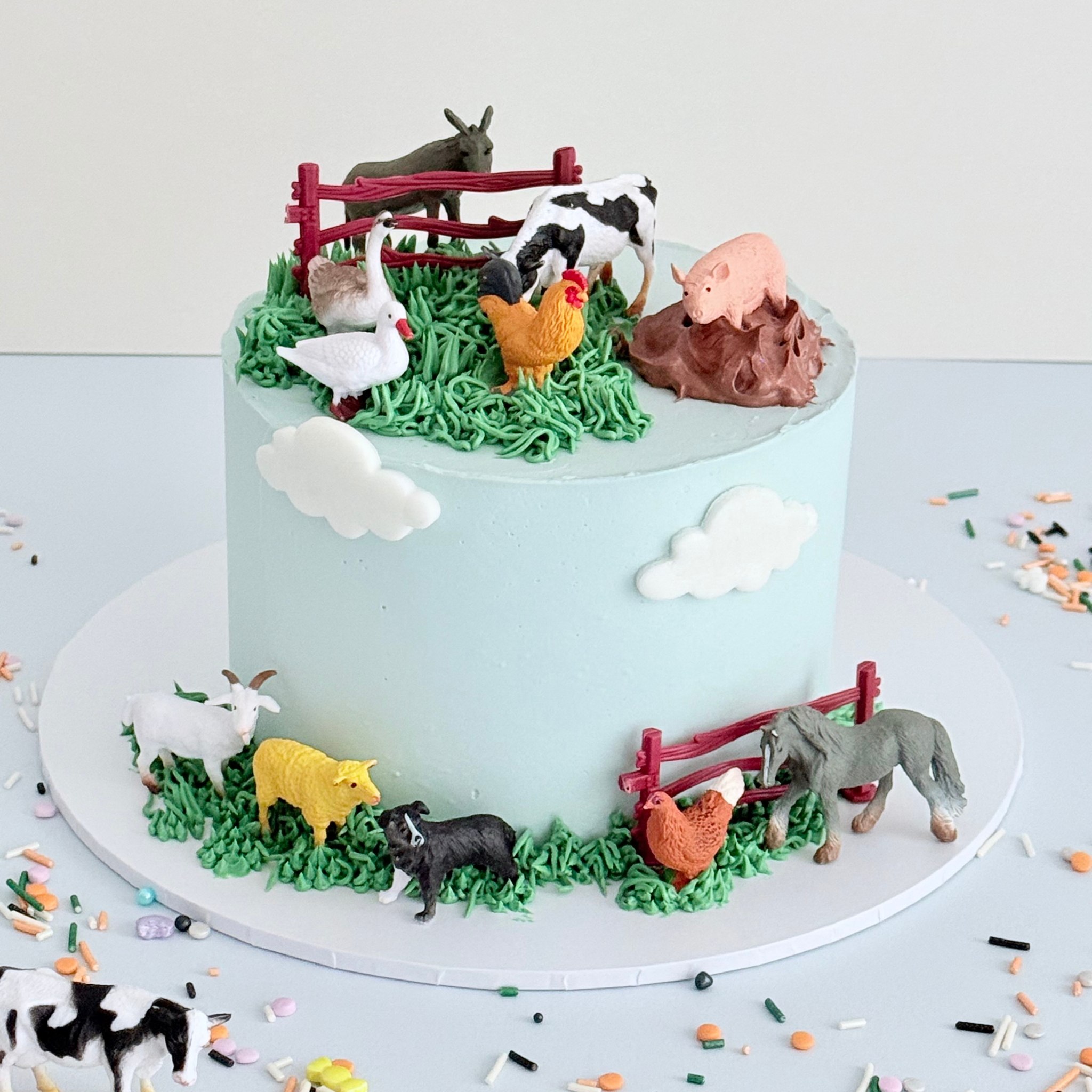 Farm Animals Cake - - Cake Choice