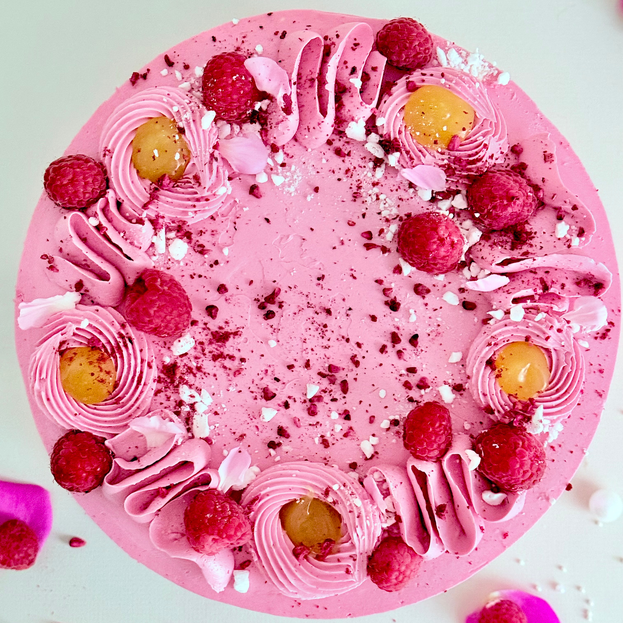 Lemon & Raspberry Cake - Cake Choice