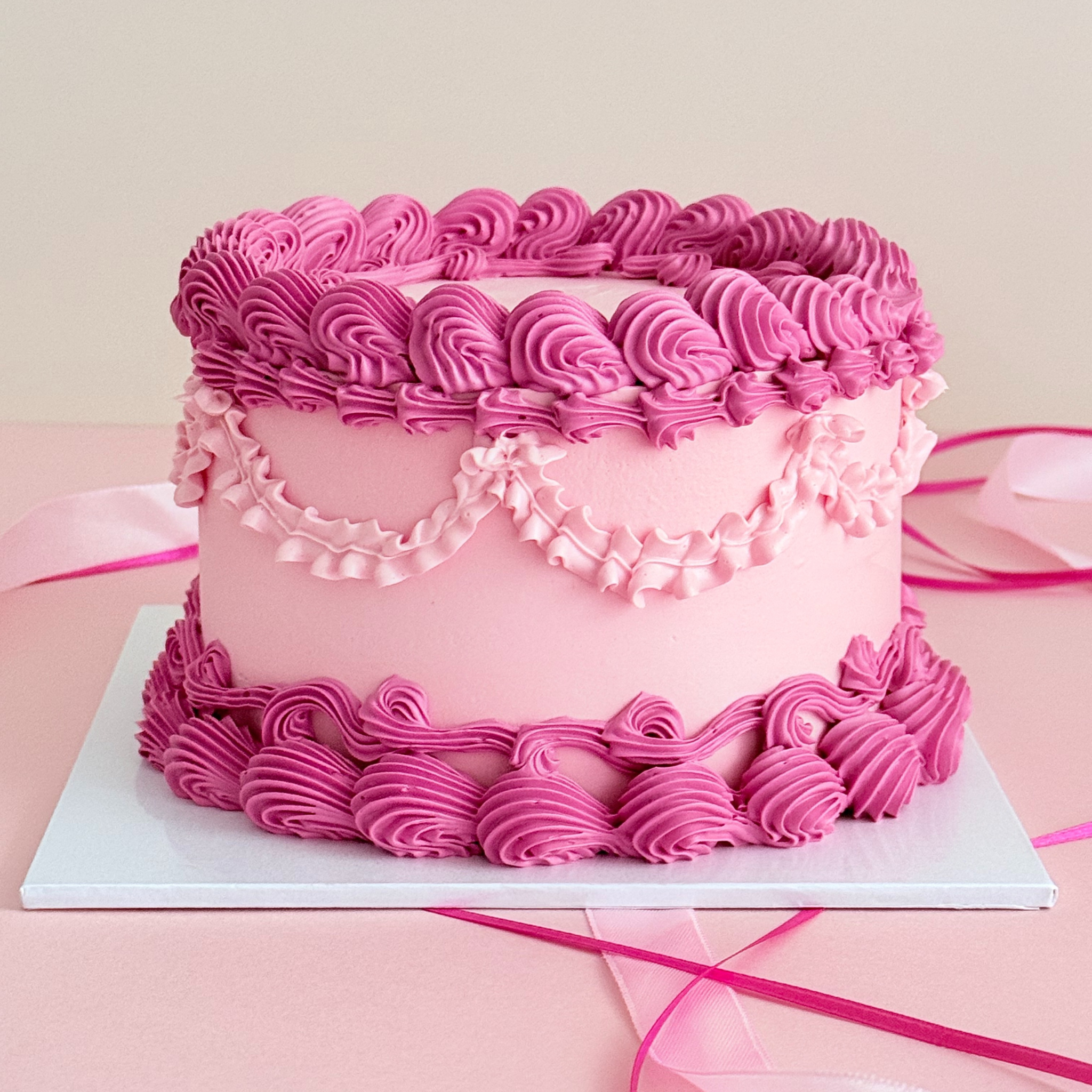 Barbie Pink Vintage Cake - Cake Choice