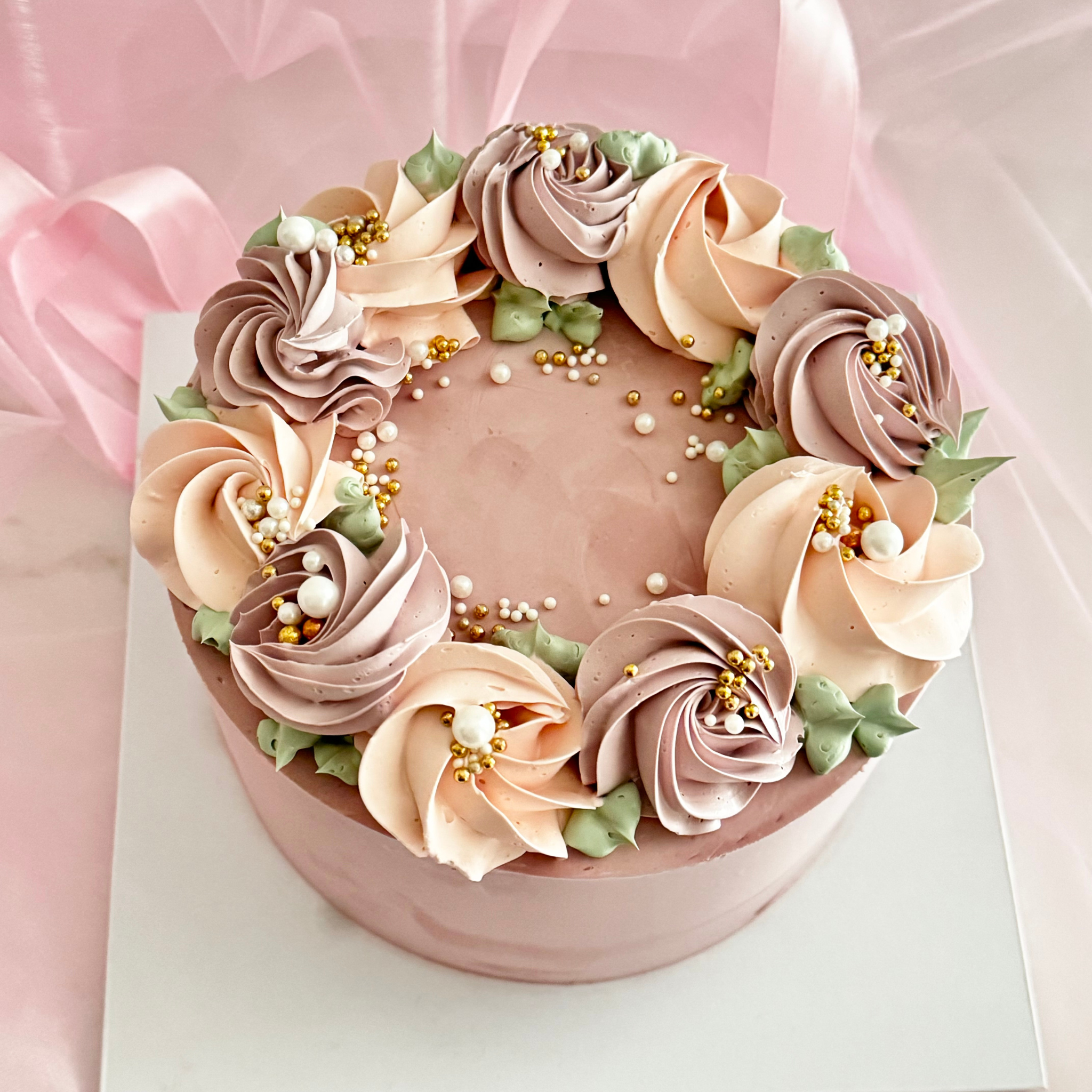 Lavender Rose Cake - Cake Choice