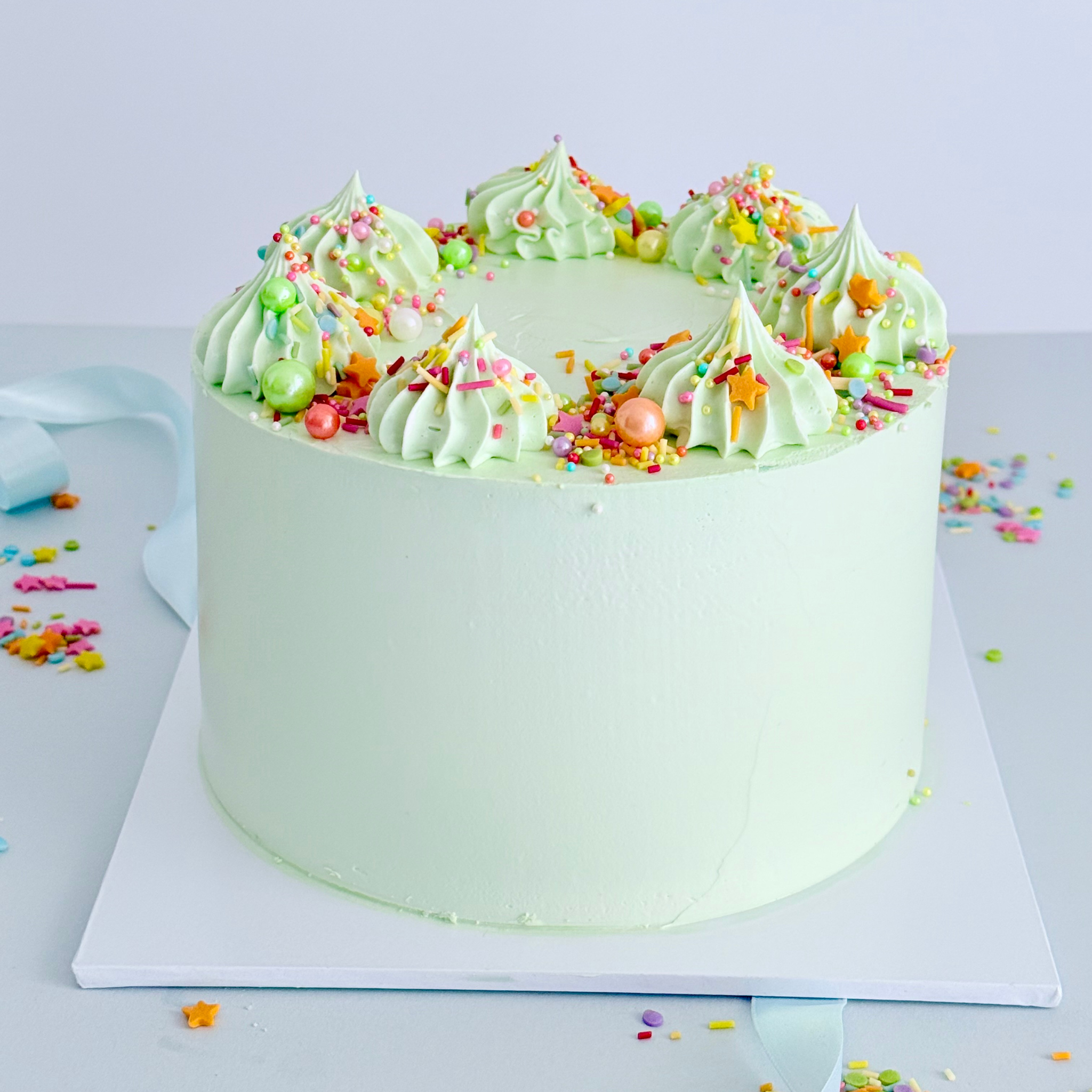Mint Green Birthday Cake - Cake Choice