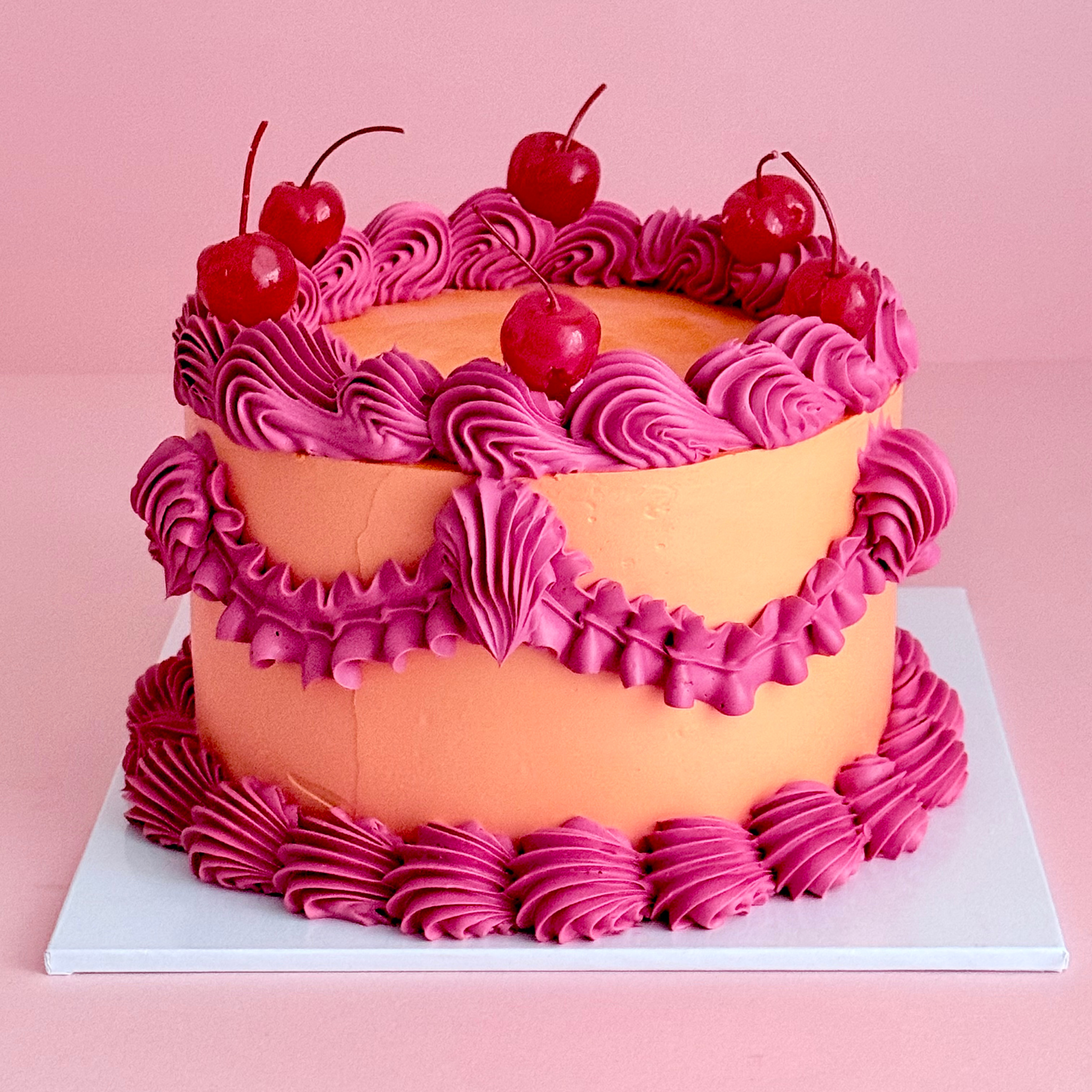 Orange Vintage Cake - Cake Choice