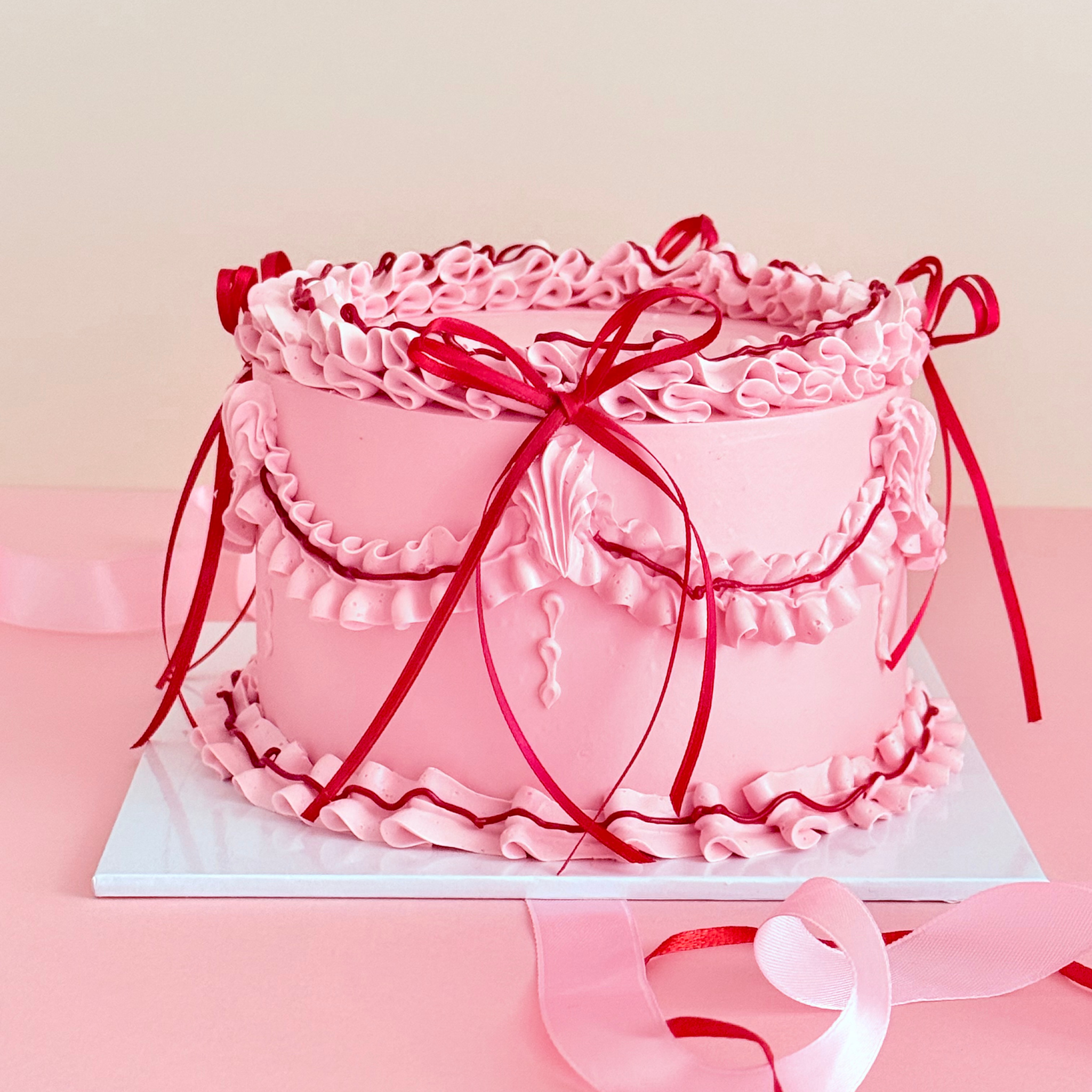 Romance Bow Cake - Cake Choice