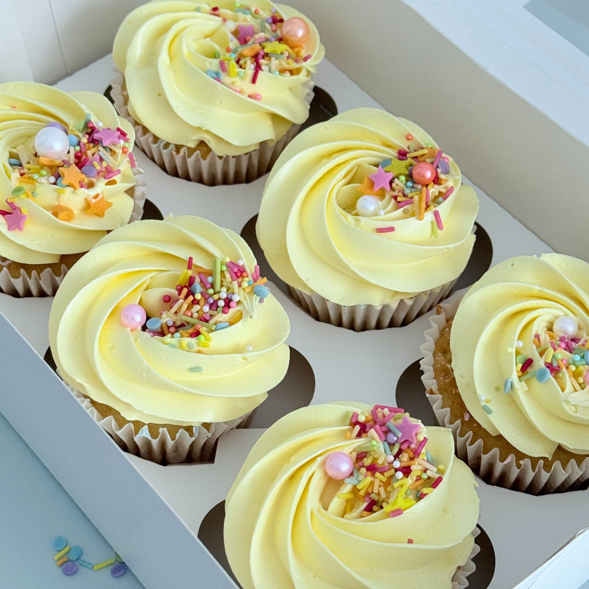 Yellow Confetti Cupcakes - Cake Choice