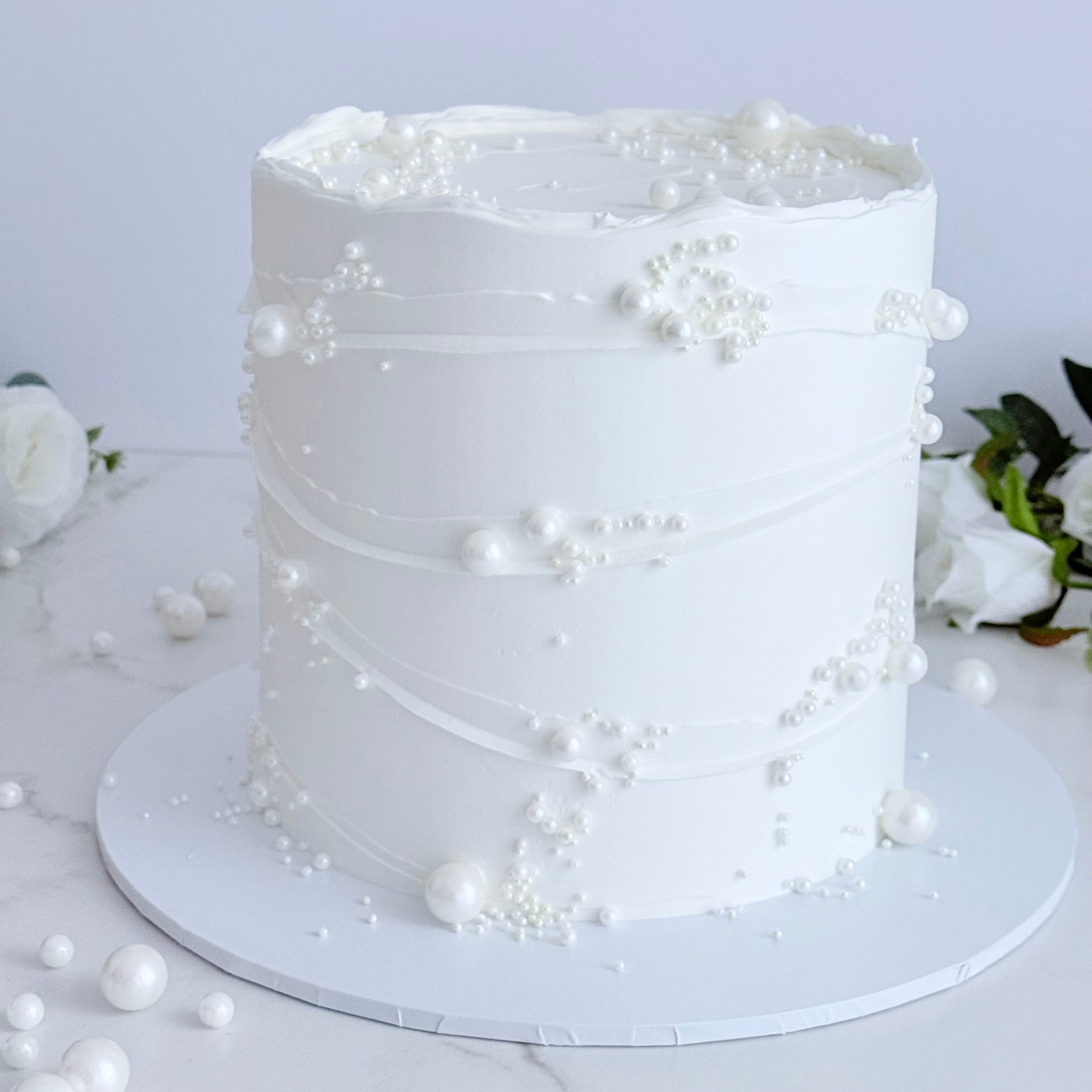 White Pearl Cake - Cake Choice