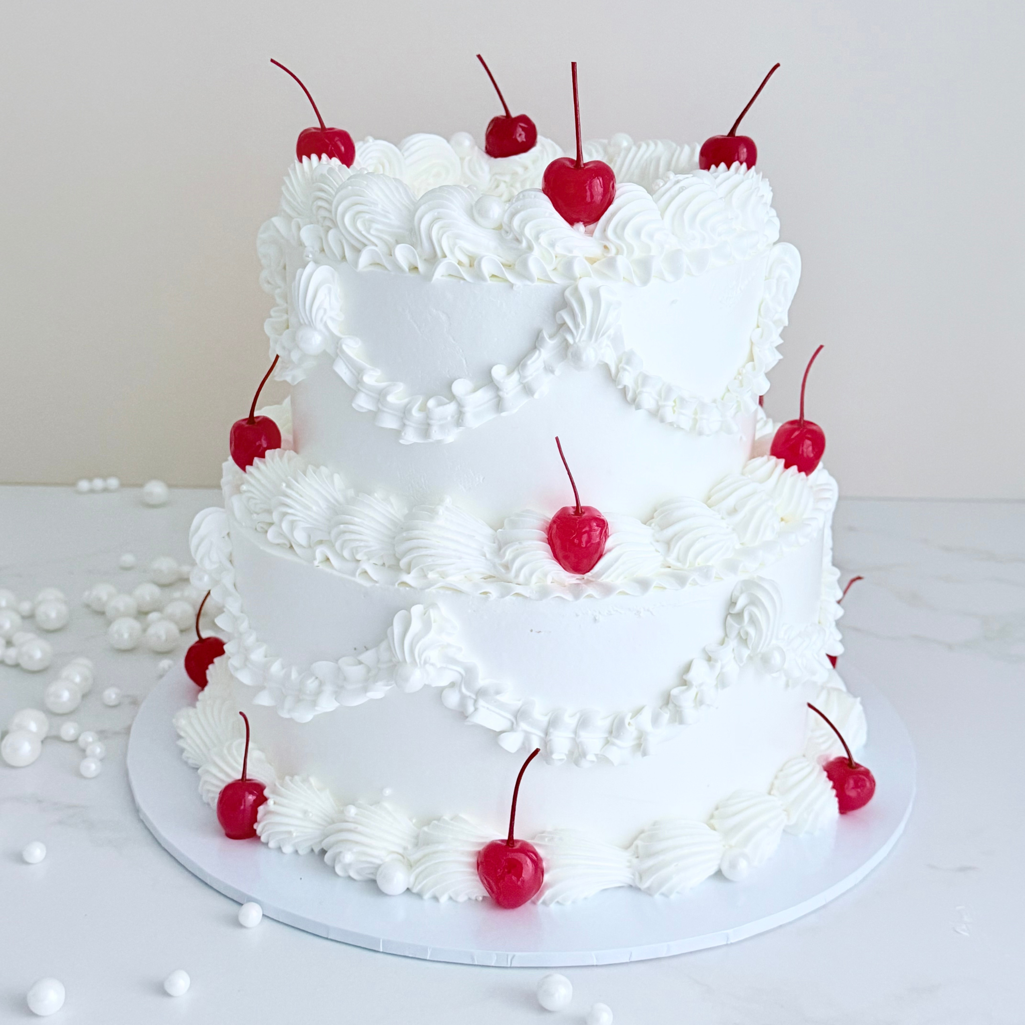 Vintage Two Tier Wedding Cake - Cake Choice