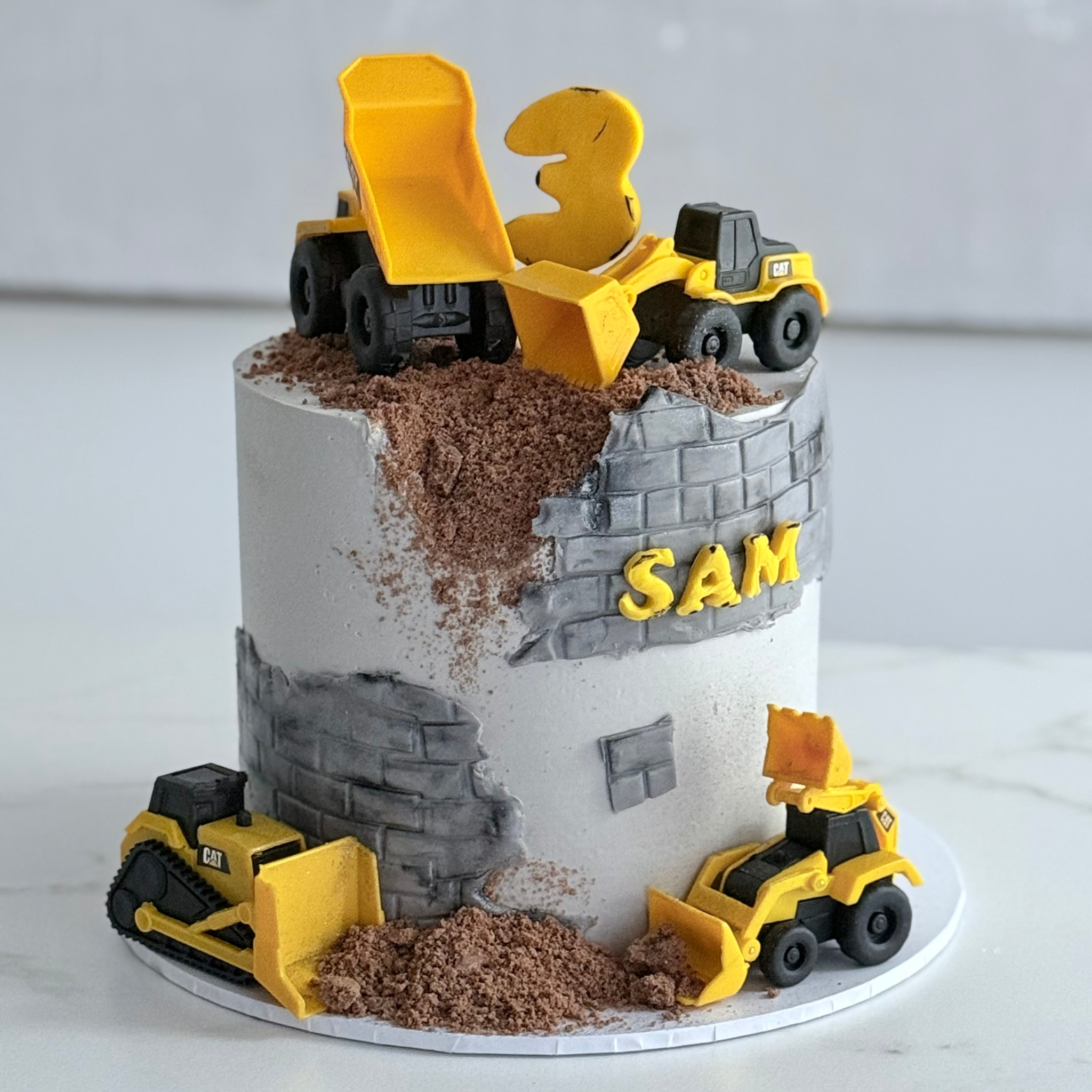 Digger Theme Cake - Cake Choice