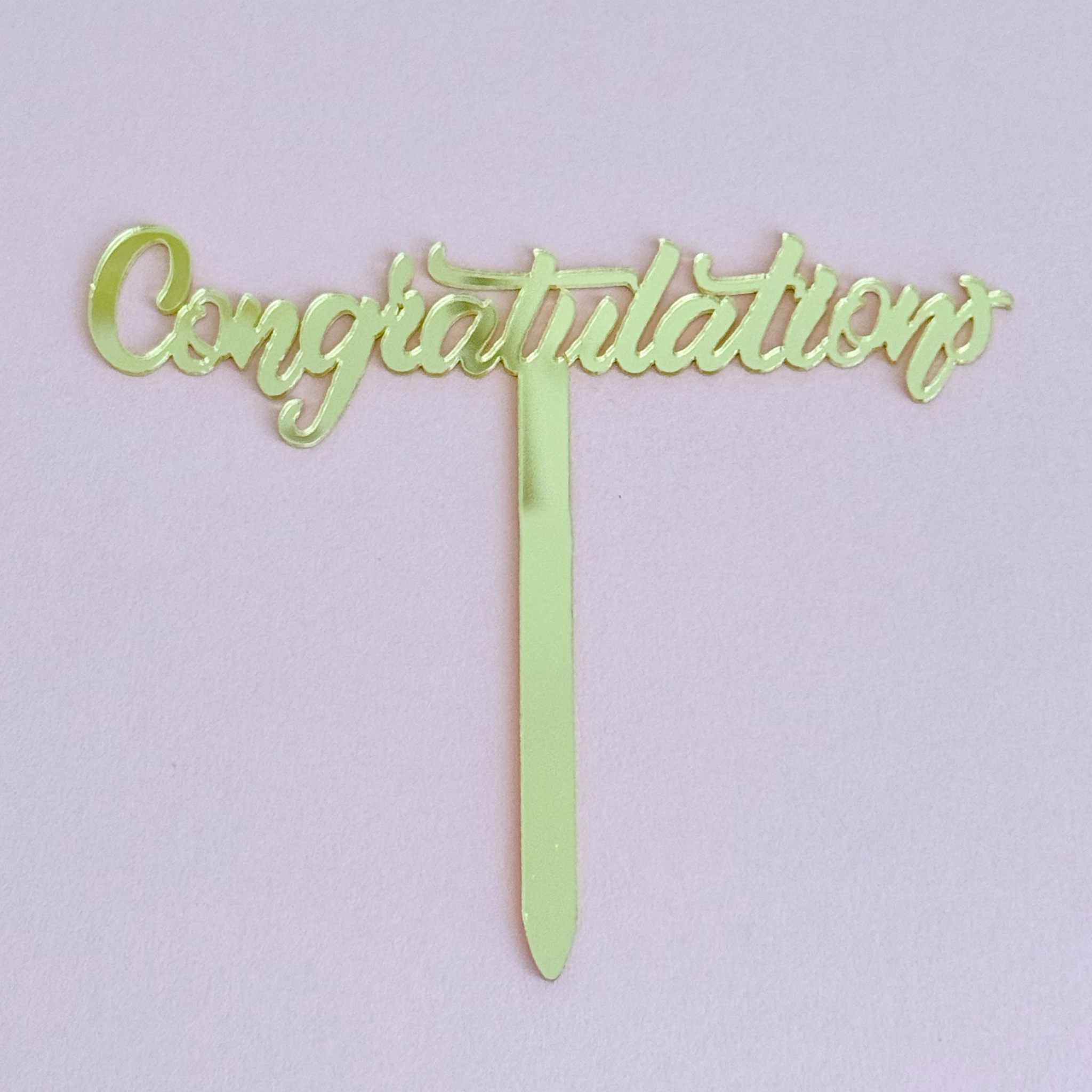 Congratulations Cake Topper - Cake Choice
