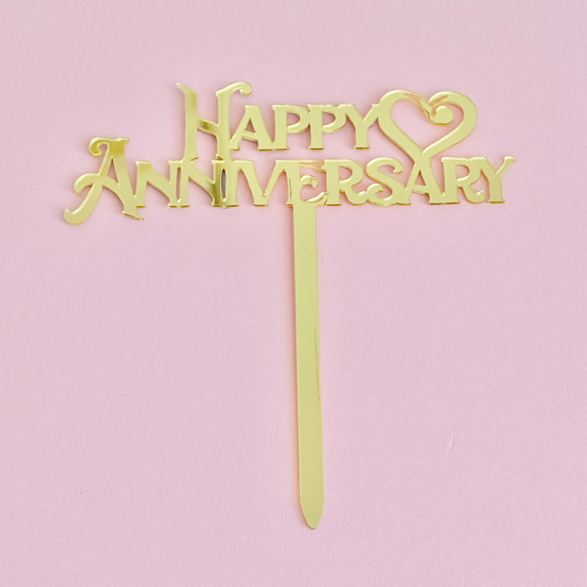 Happy Anniversary Cake Topper - Cake Choice