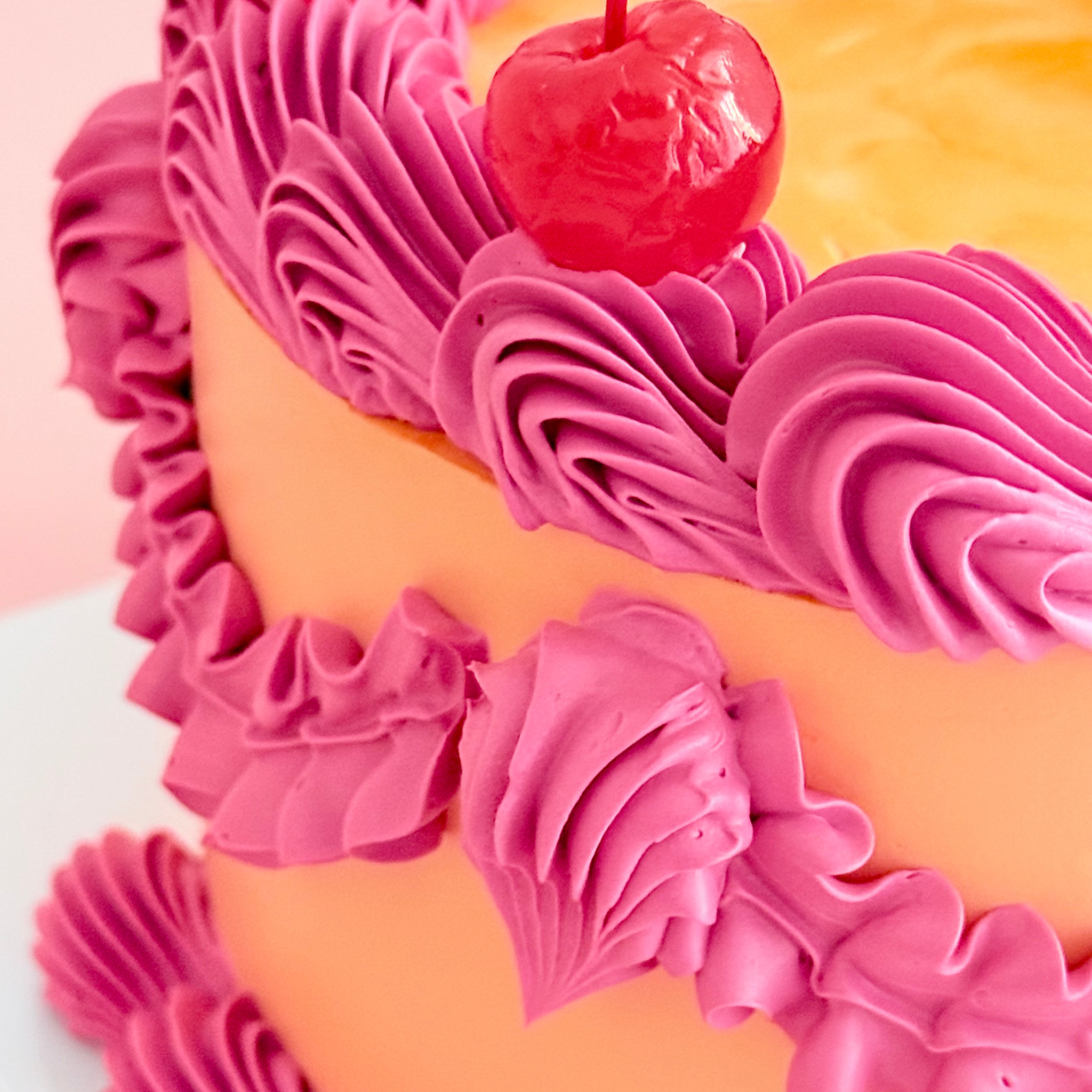 Orange Vintage Cake - Cake Choice
