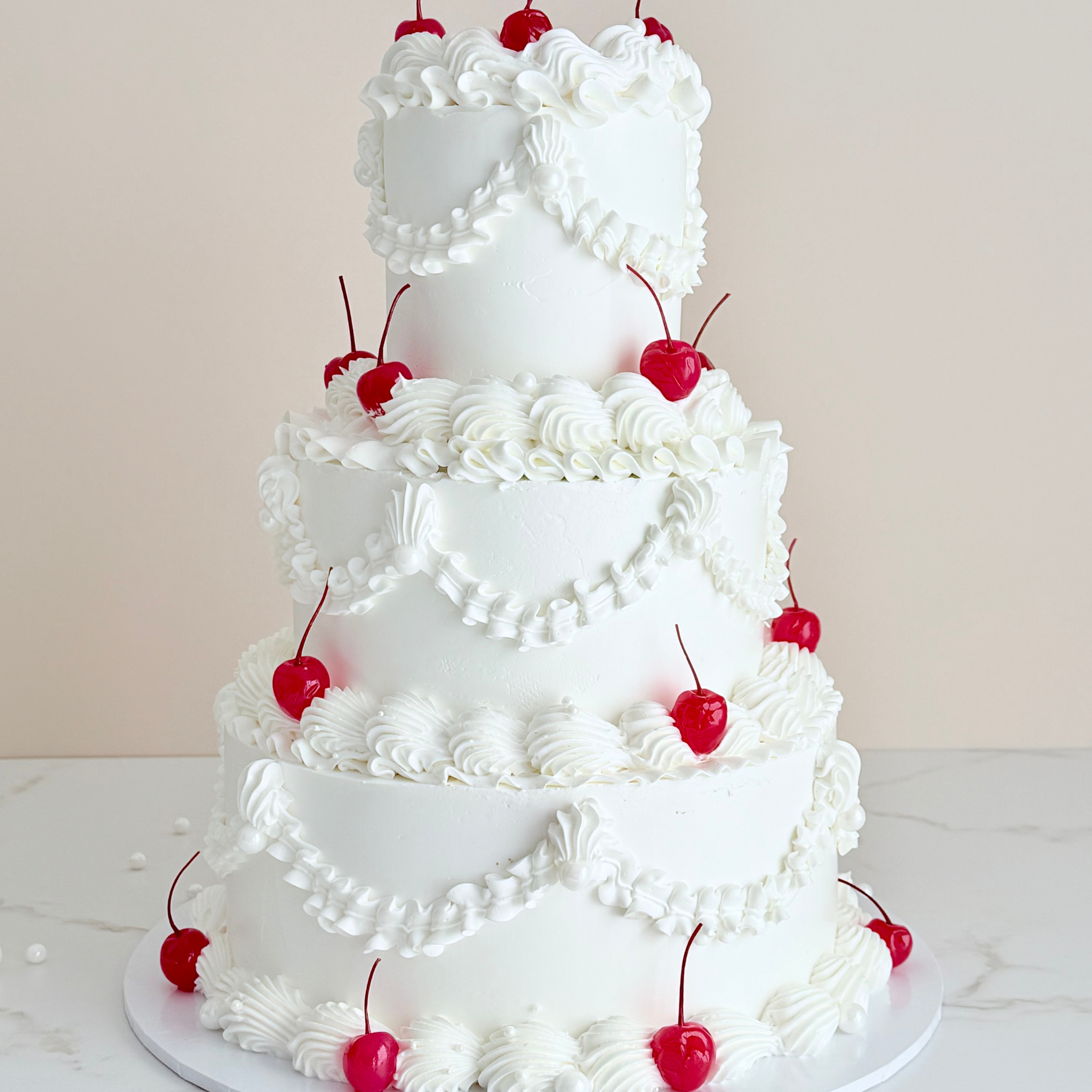 Vintage Three Tier Wedding Cake - Cake Choice