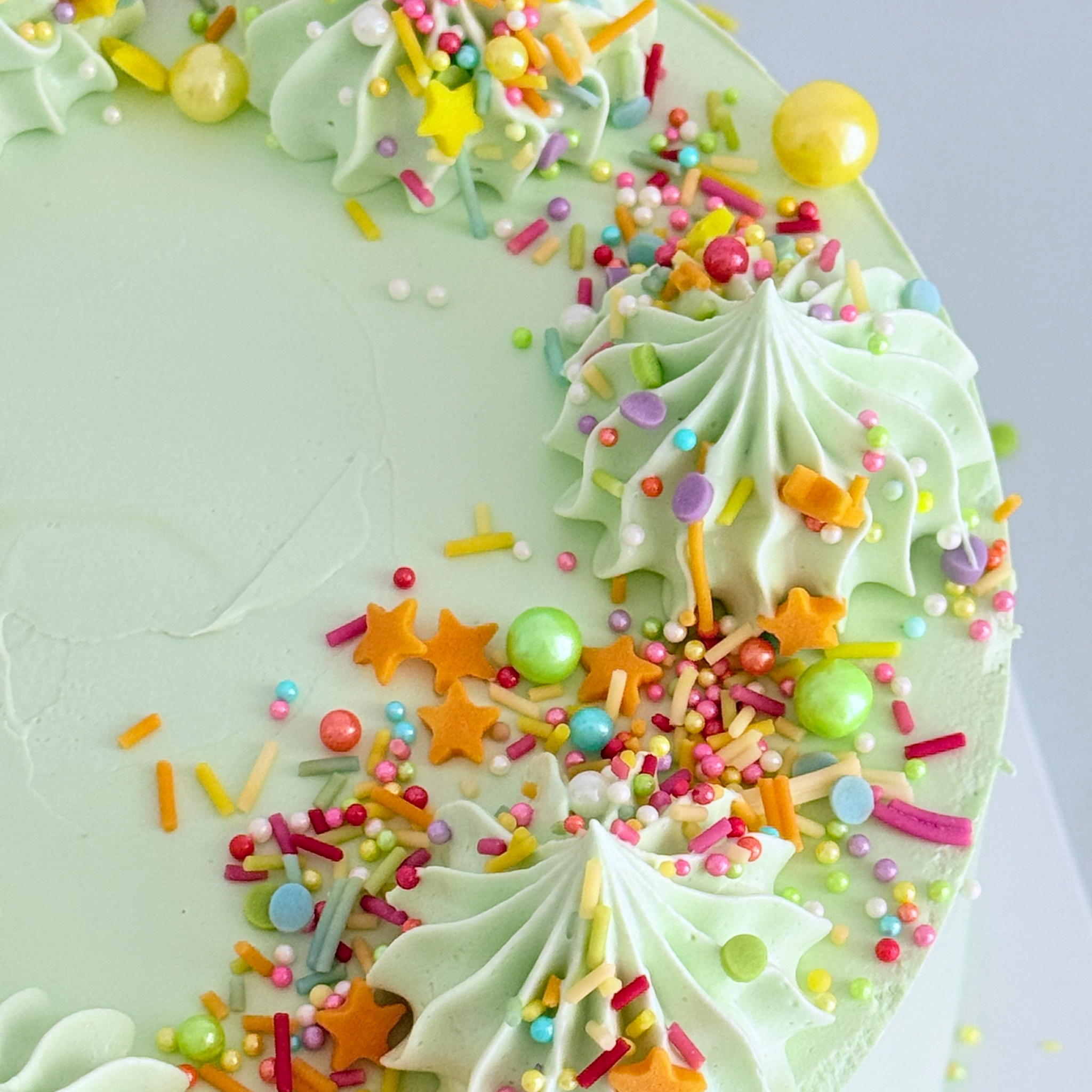 Mint Green Birthday Cake - Cake Choice