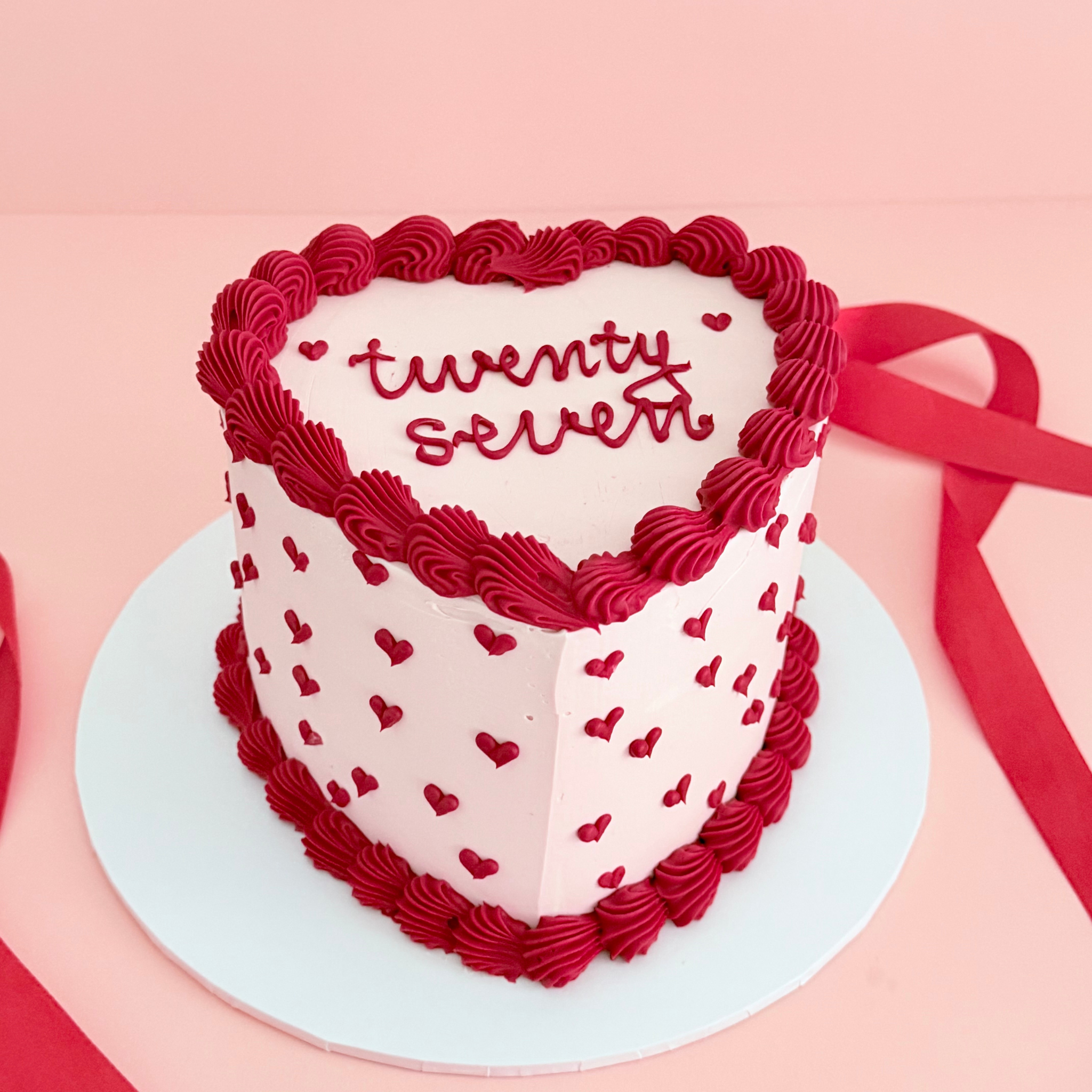 Red Heart Cake -  - Cake Choice