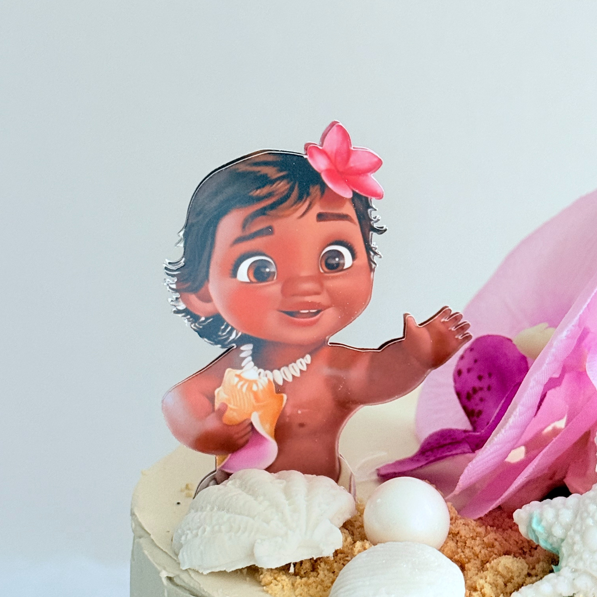 Moana Themed Tall Cake