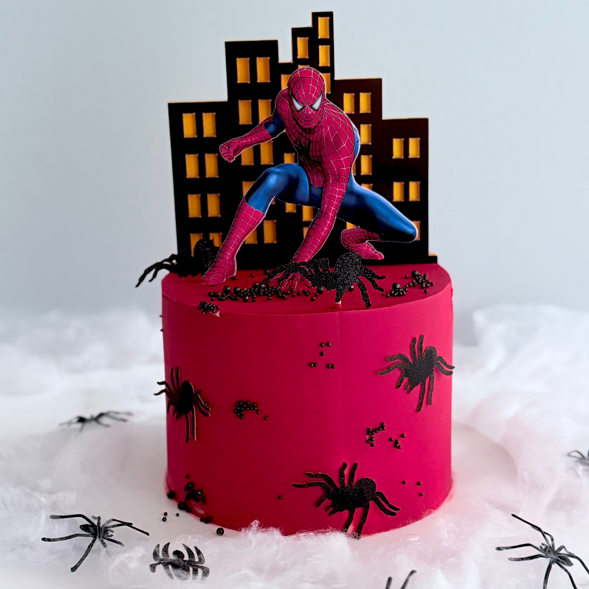 Spiderman Themed Cake