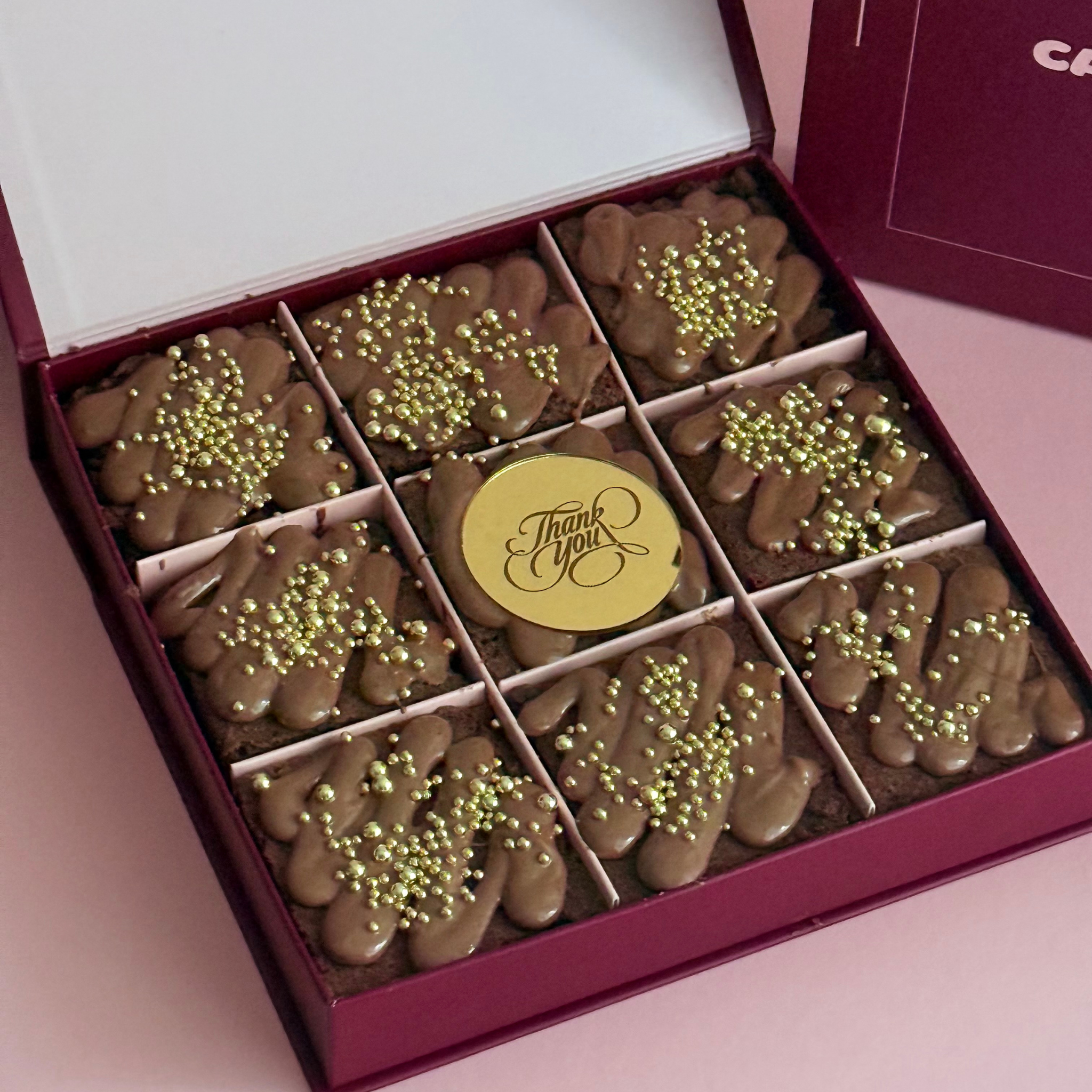 Thank You Brownie Gift Box