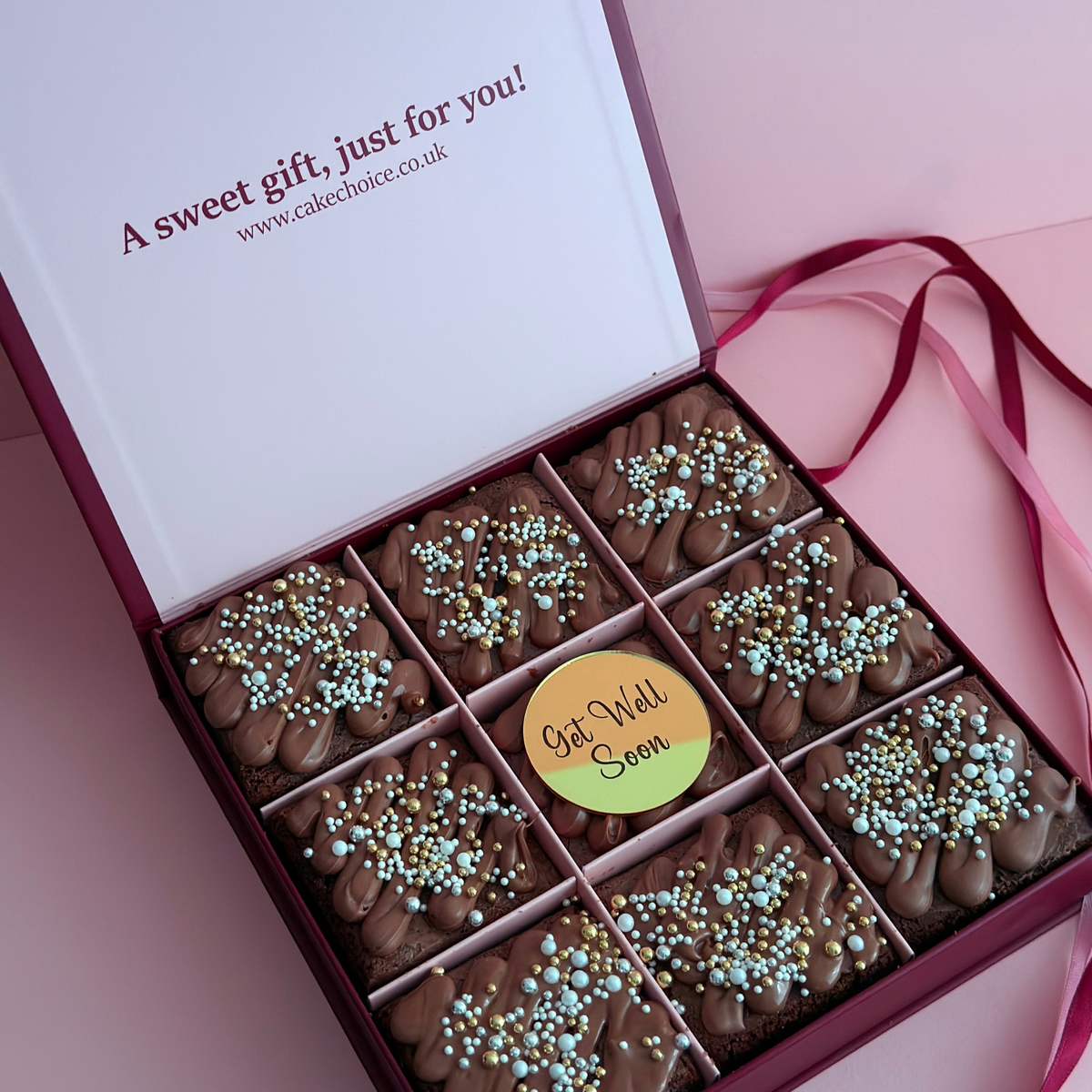 Get Well Soon Brownie Gift Box