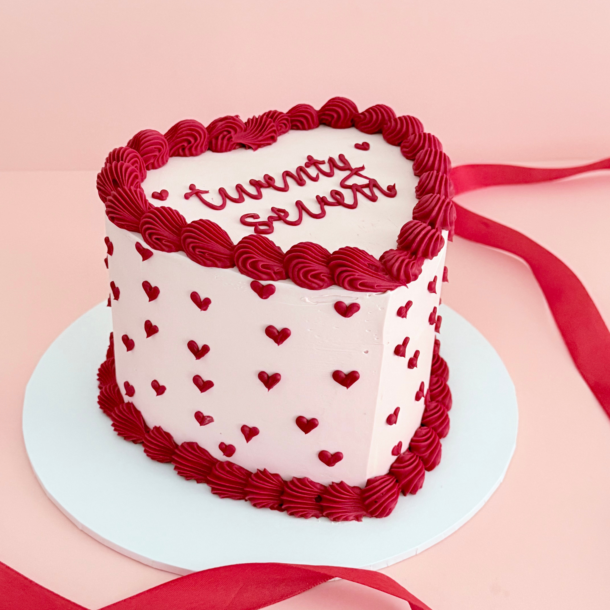 Red Heart Cake -  - Cake Choice