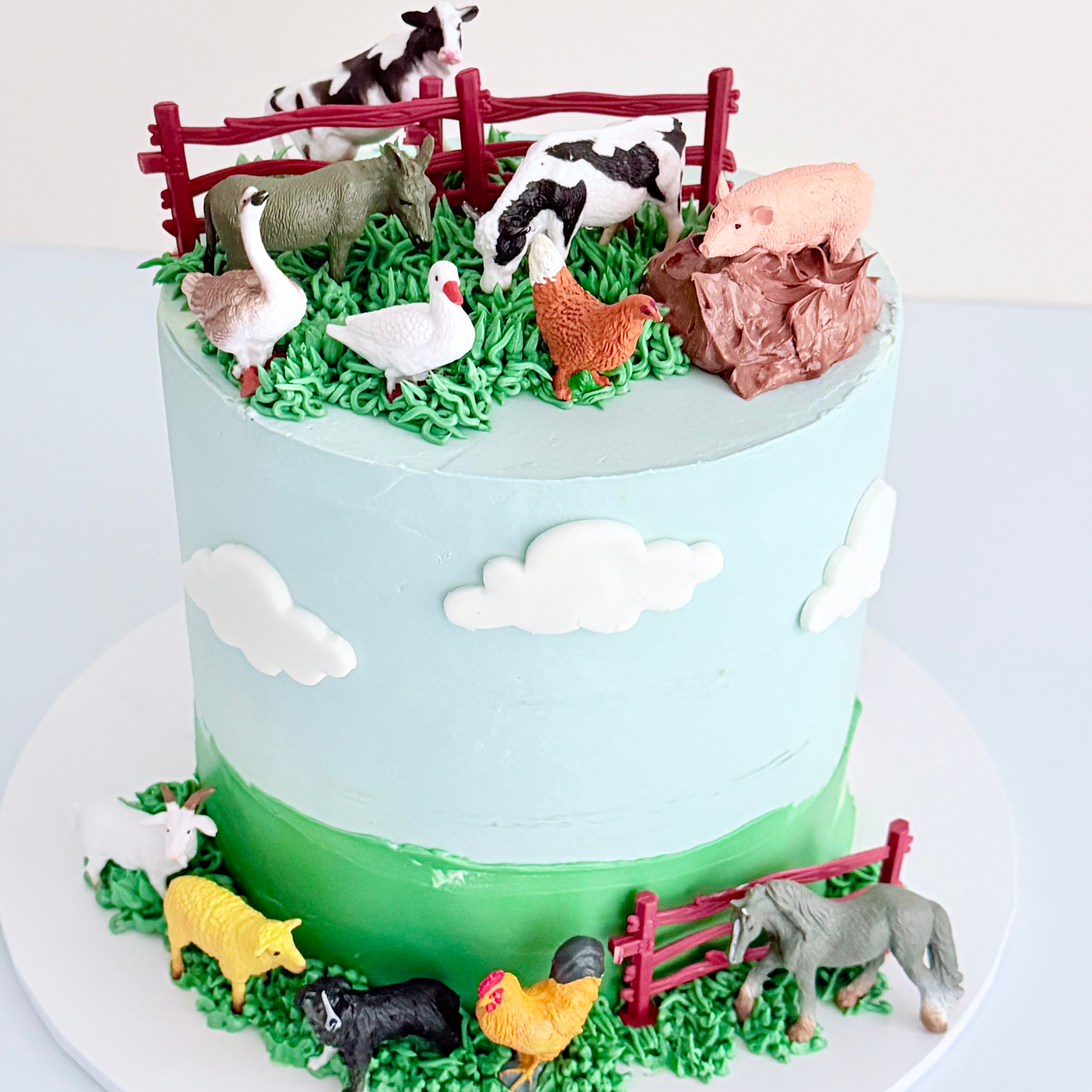 Farm Animals Tall Cake -  - Cake Choice