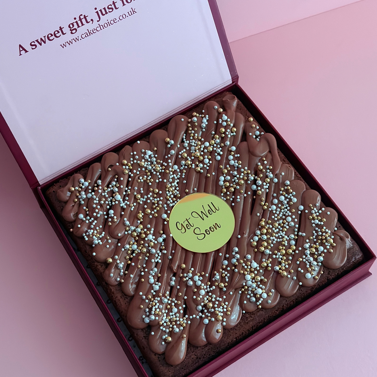Get Well Soon Brownie Gift Box