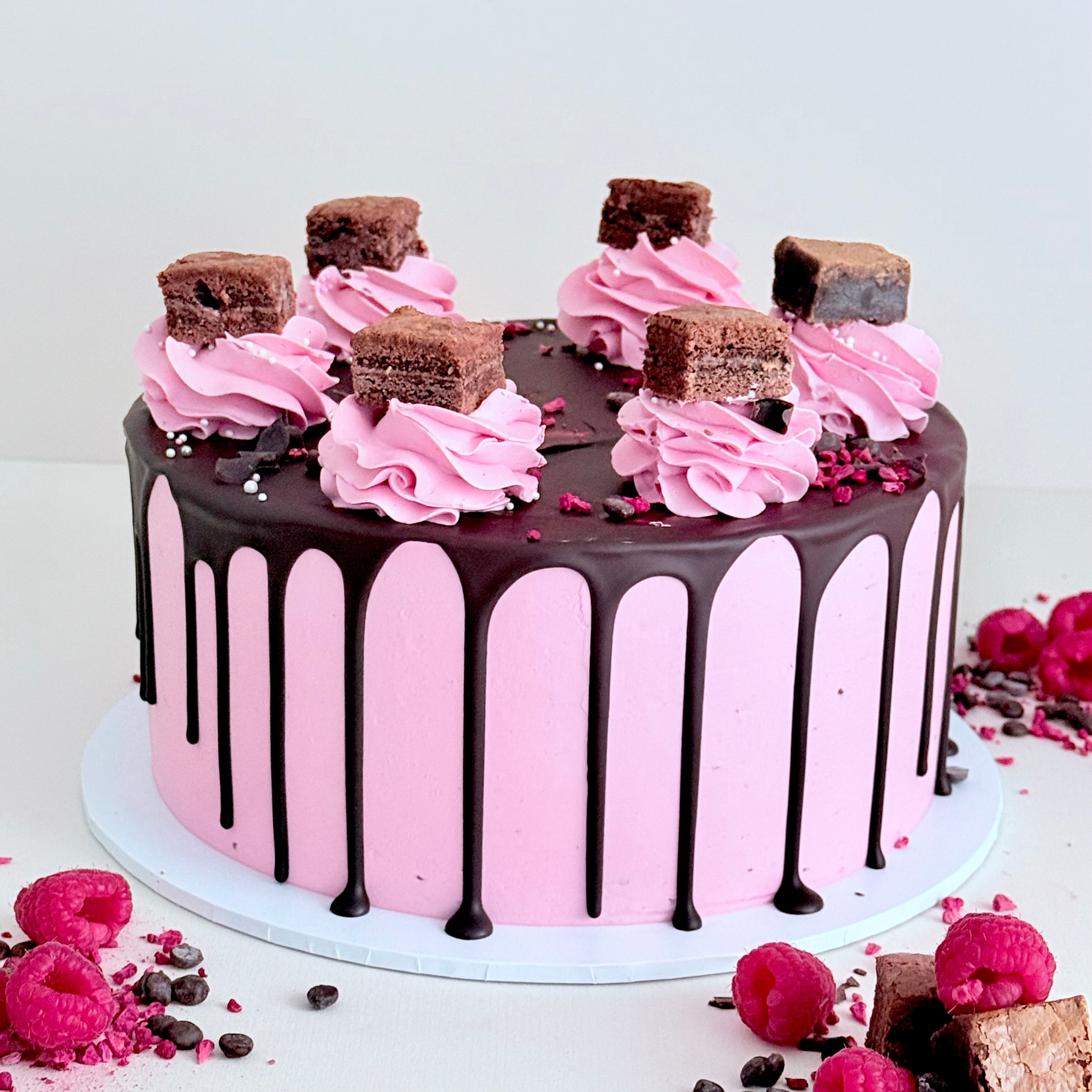 Chocolate & Raspberry Fudge Cake - Cake Choice