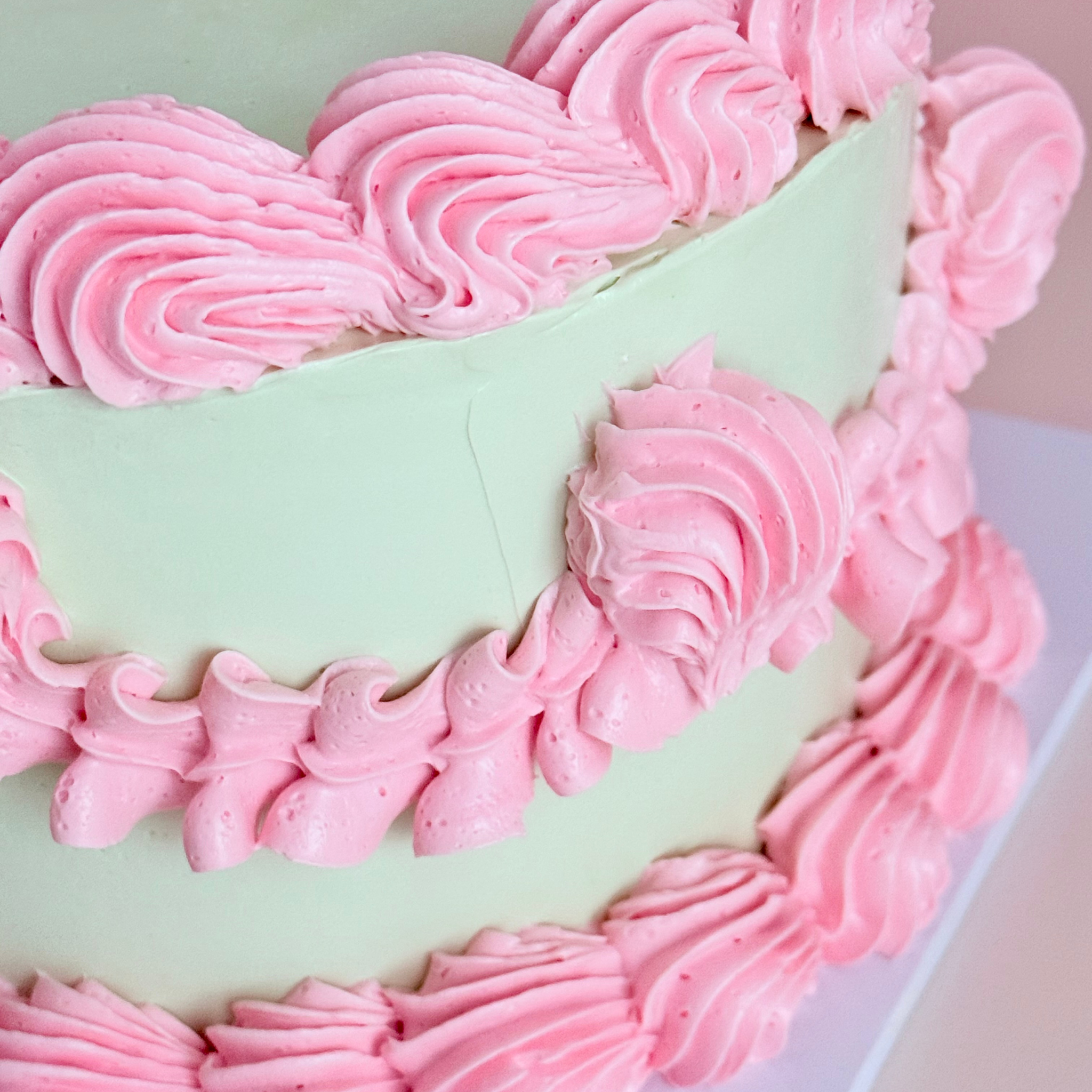 Mint Green Vintage Cake - Cake Choice