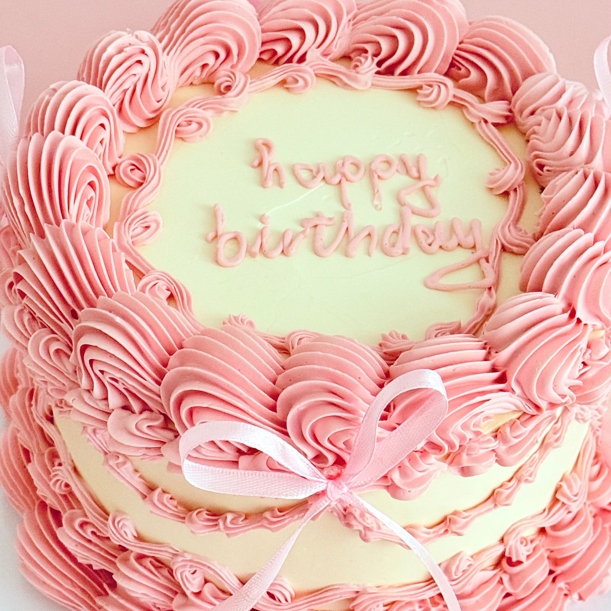 Pretty Pink Bow Cake - Cake Choice