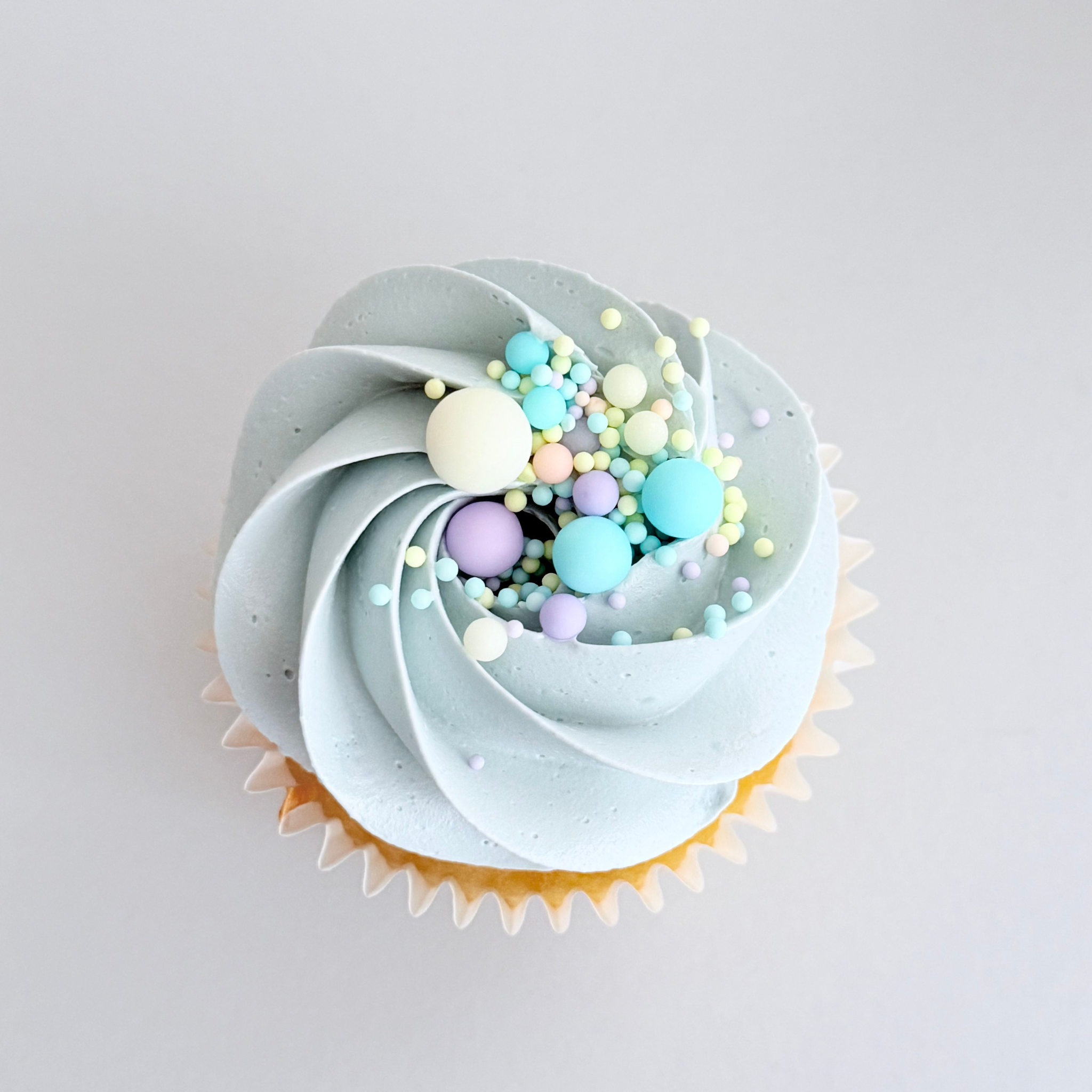 Blue Confetti Cupcakes - Cake Choice