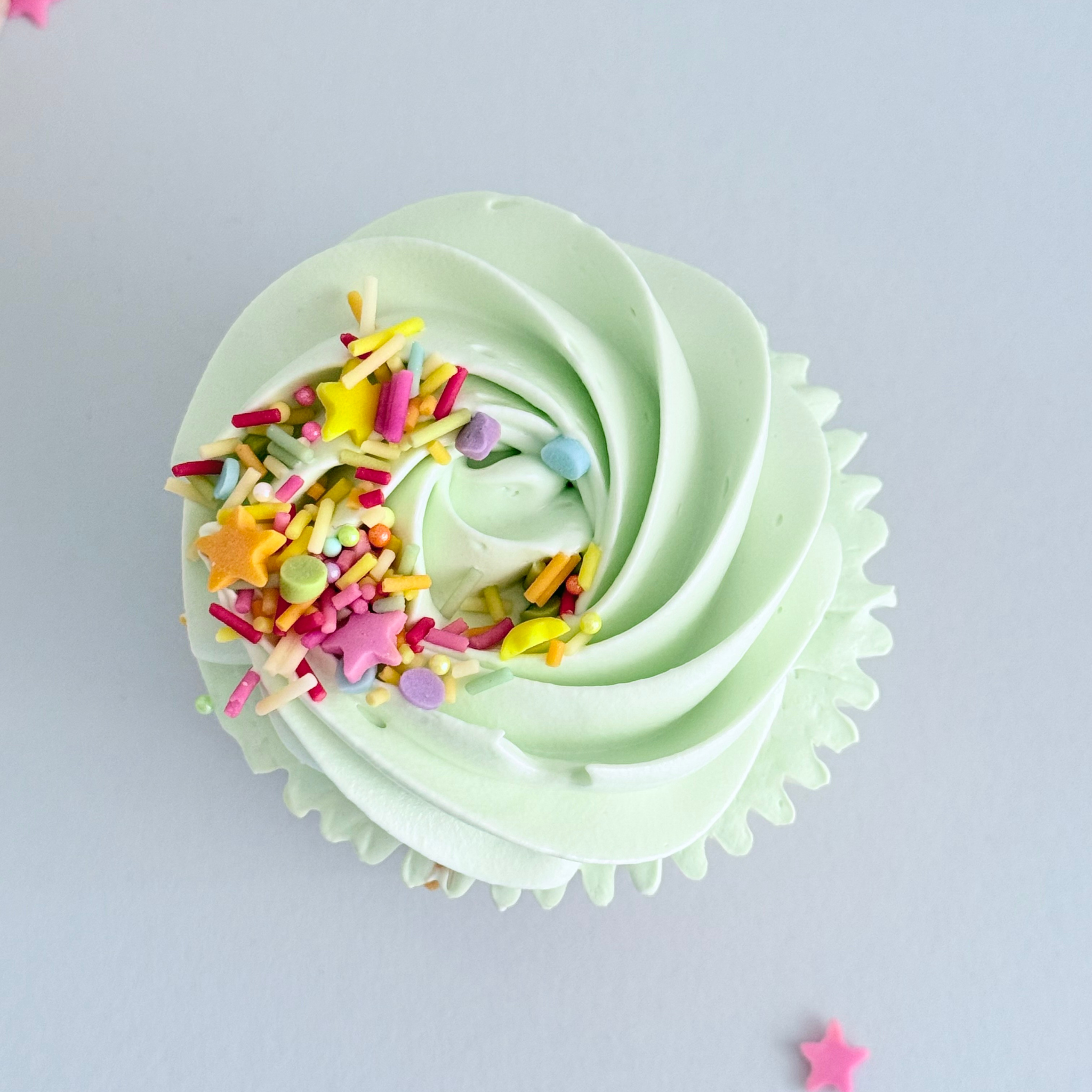 Mint Green Confetti Cupcakes - Cake Choice