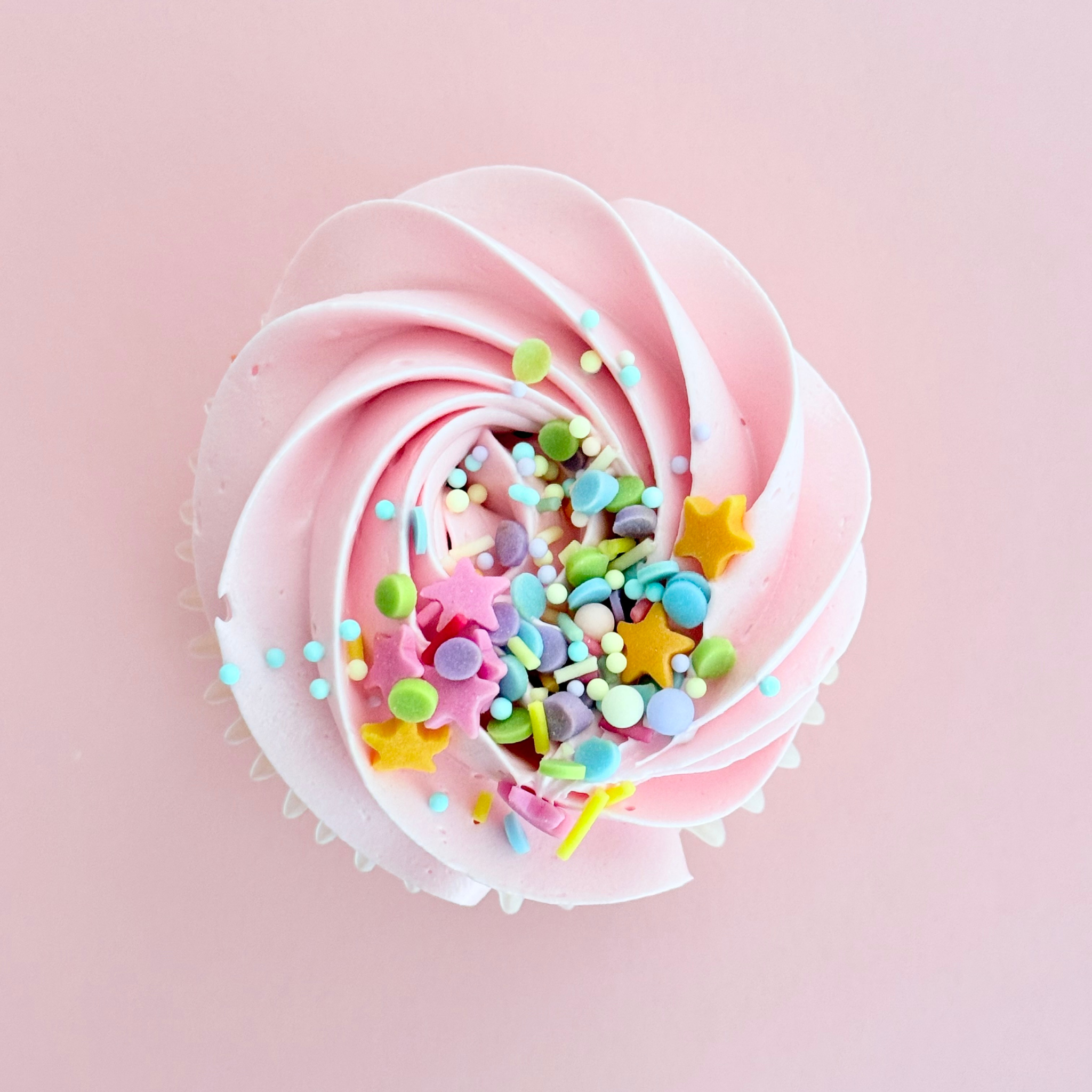 Pink Confetti Cupcakes - Cake Choice