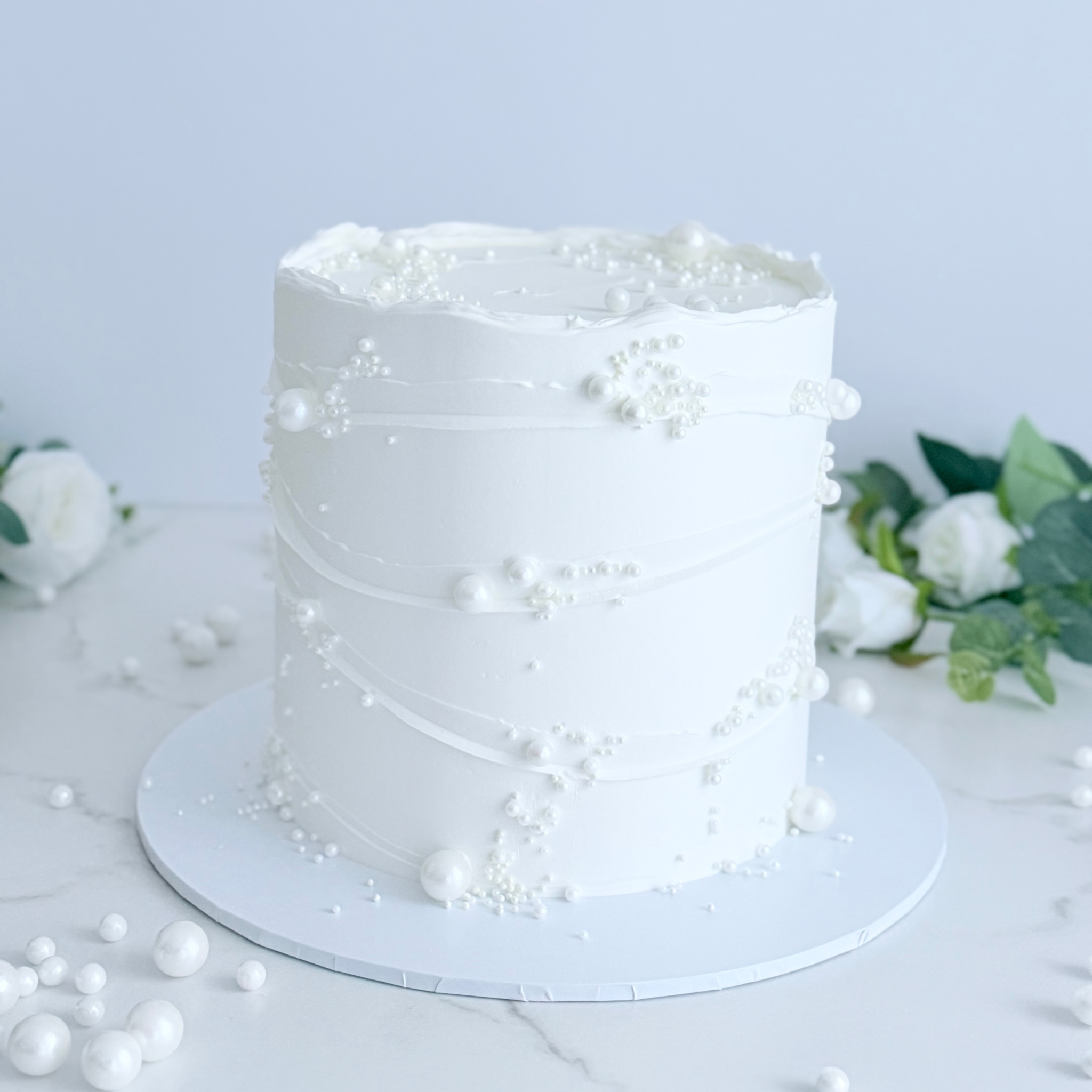 White Pearl Cake - Cake Choice