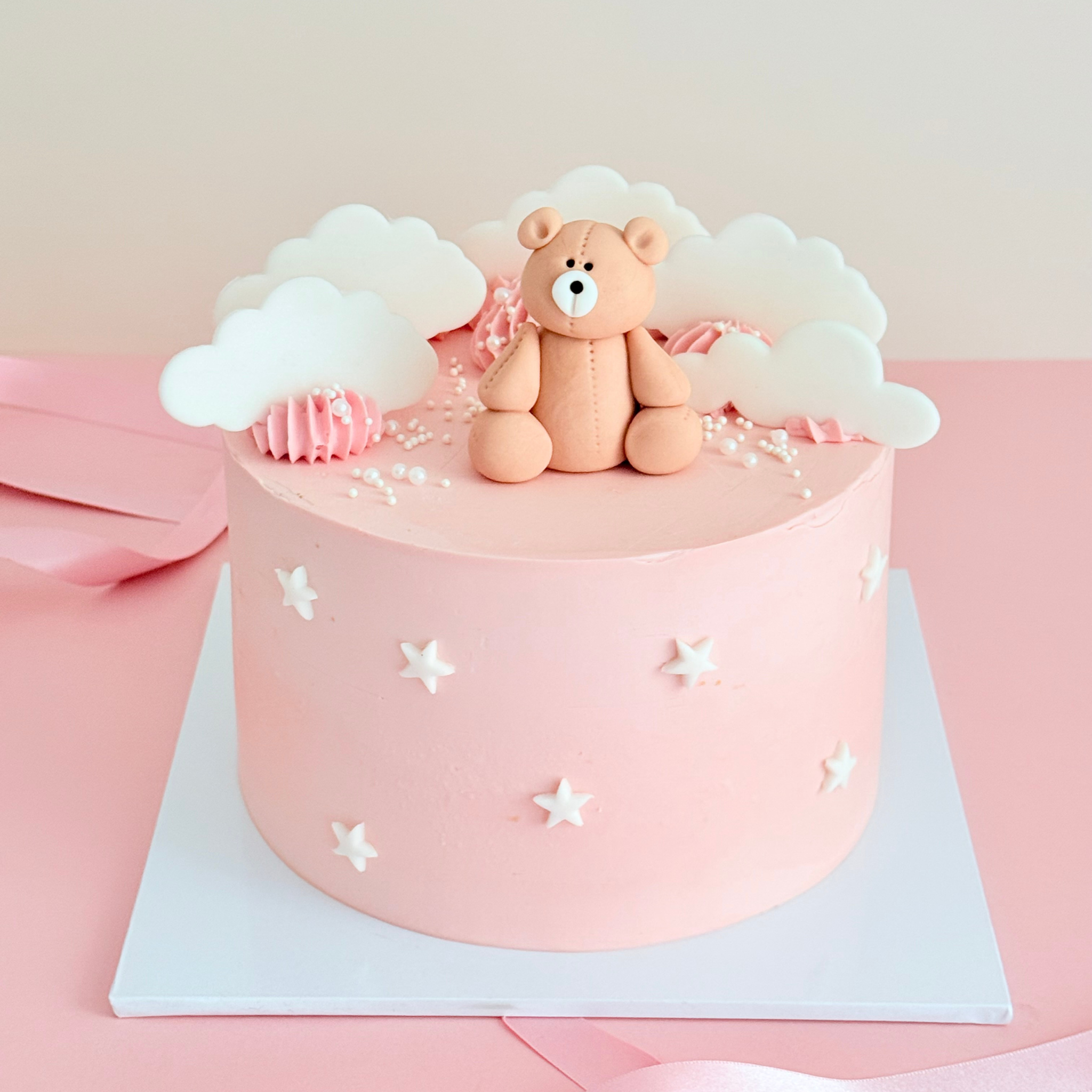 Teddy Bear Pink Cake - Cake Choice